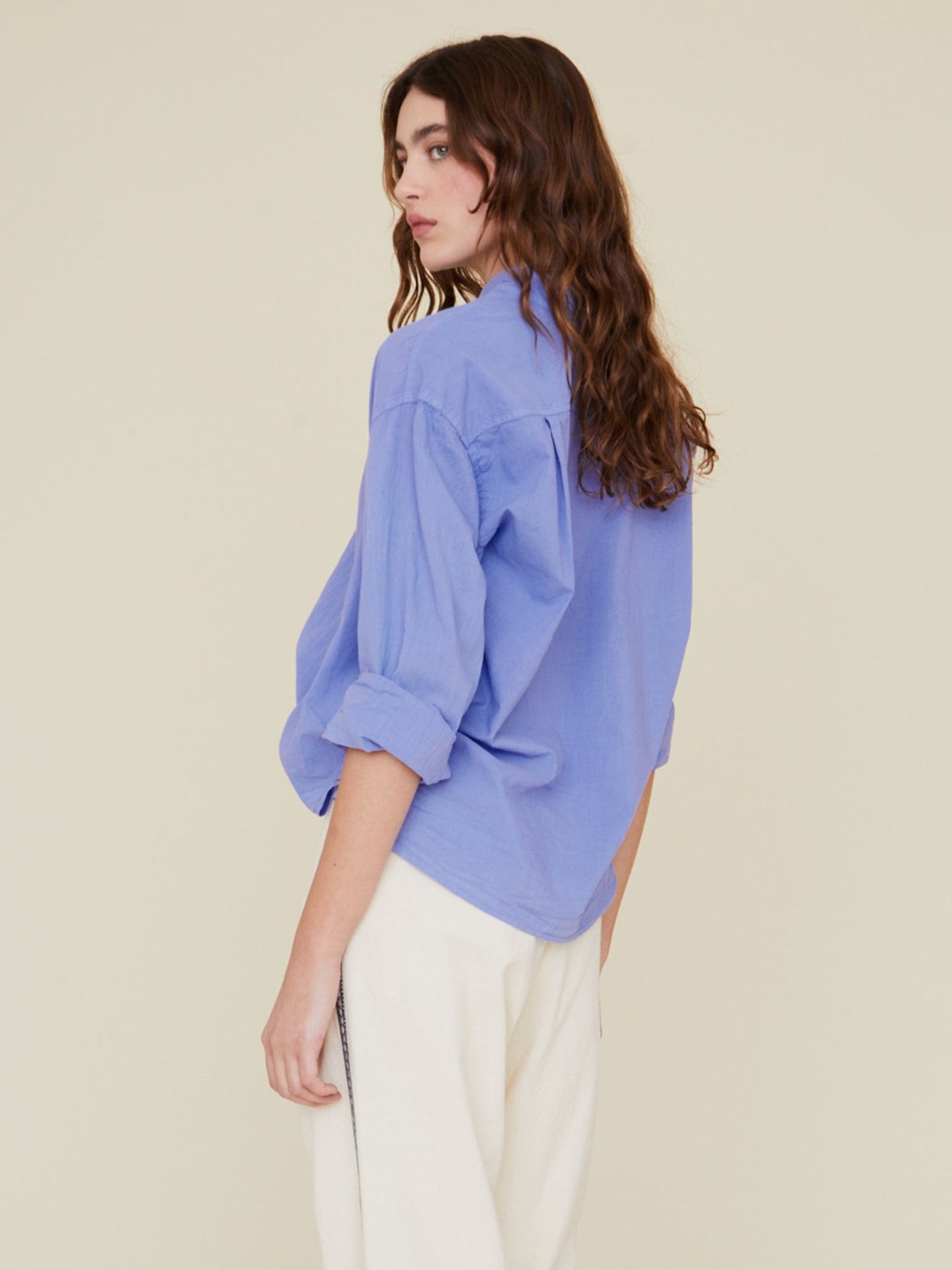 Xirena Shirt Periwinkle Wilder Shirt