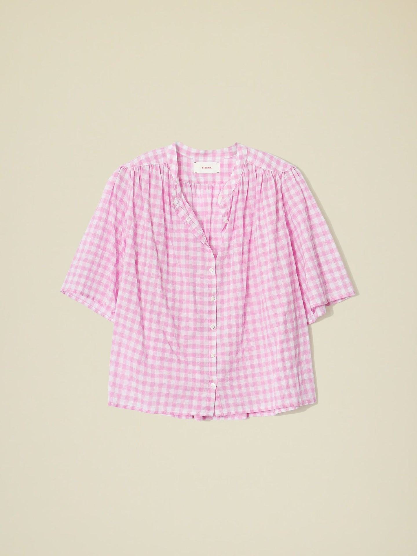 Xirena Shirt Pink Cream Carys Shirt