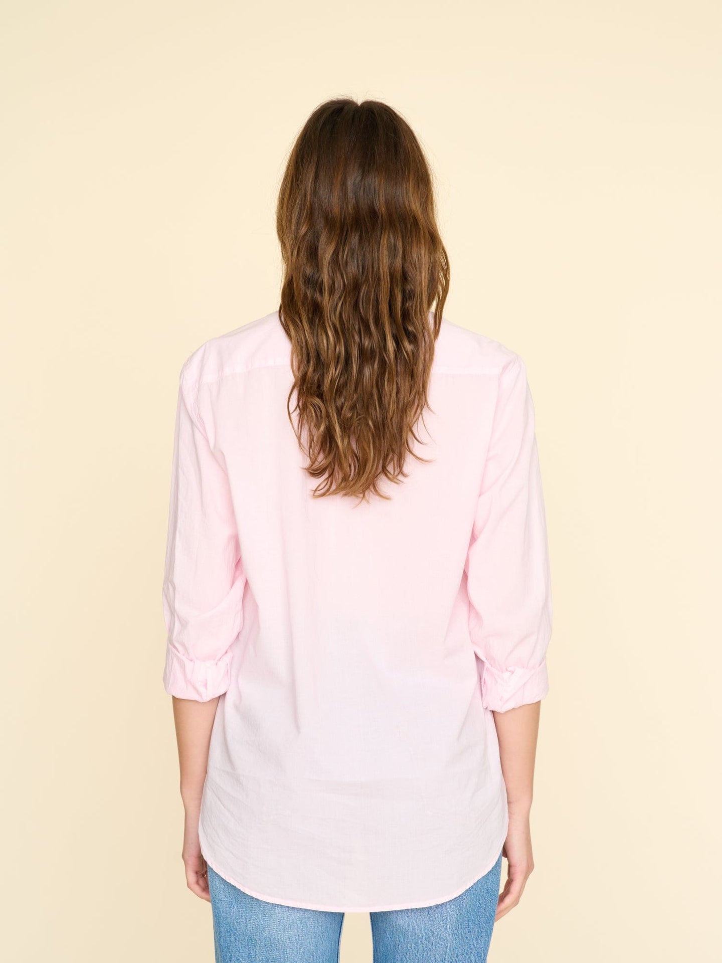 Xirena Shirt Pink Dew Beau Shirt