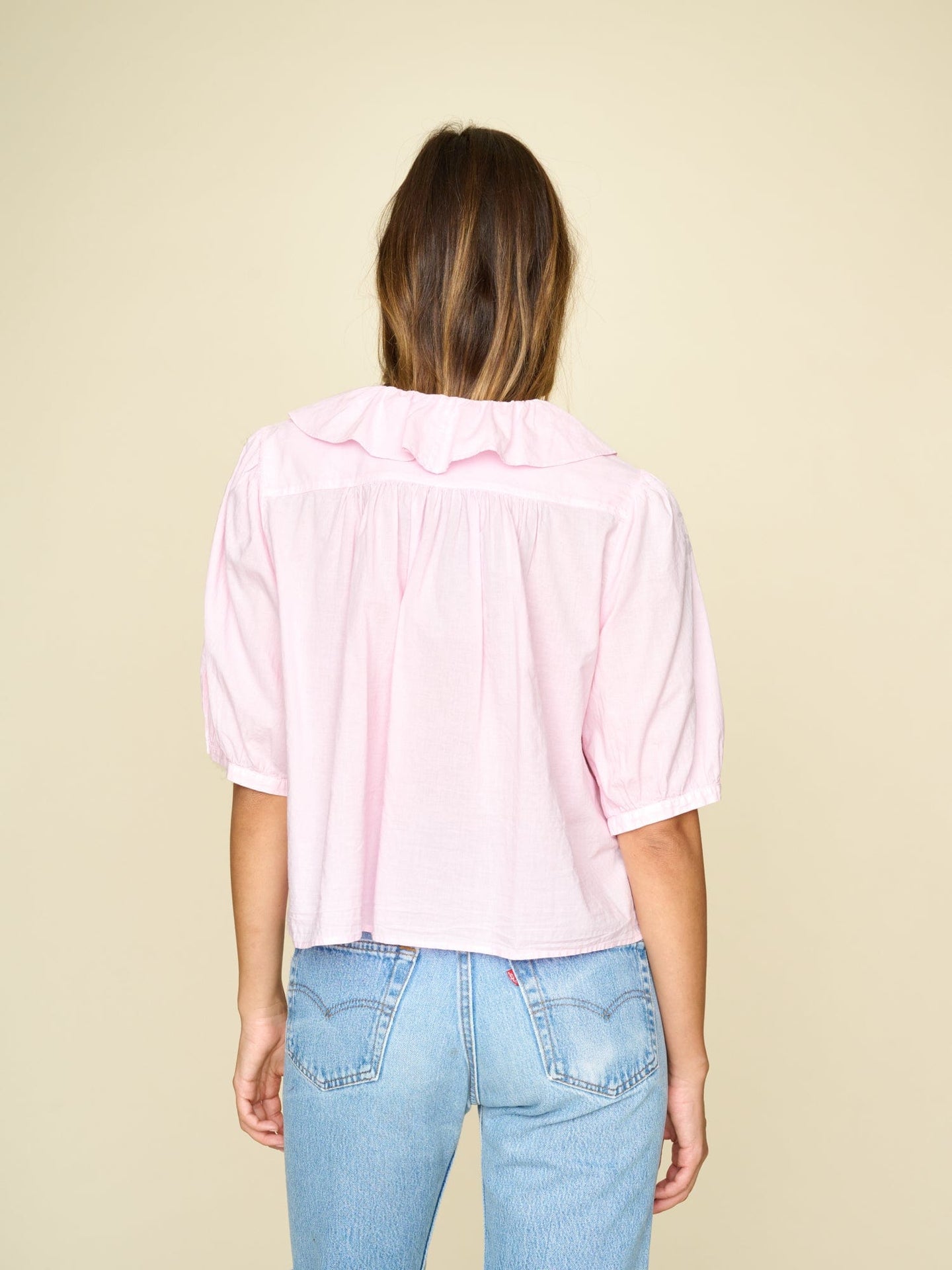 Xirena Shirt Pink Dew Caspia Shirt