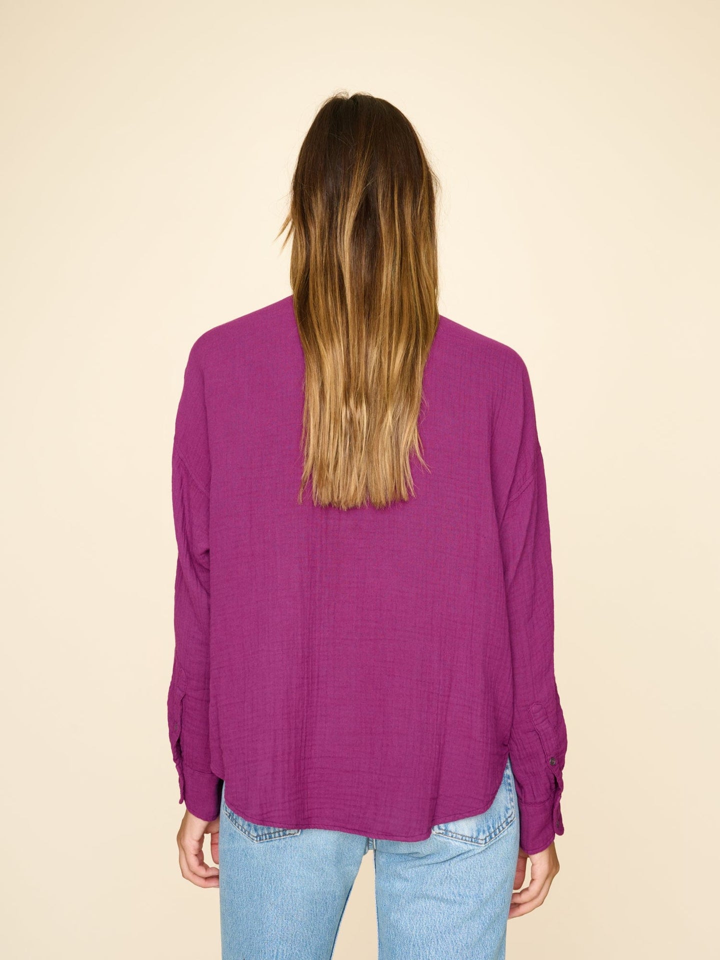 Xirena Shirt Plum Presley Shirt