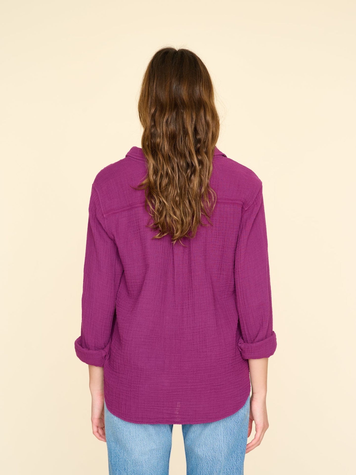 Xirena Shirt Plum Scout Shirt