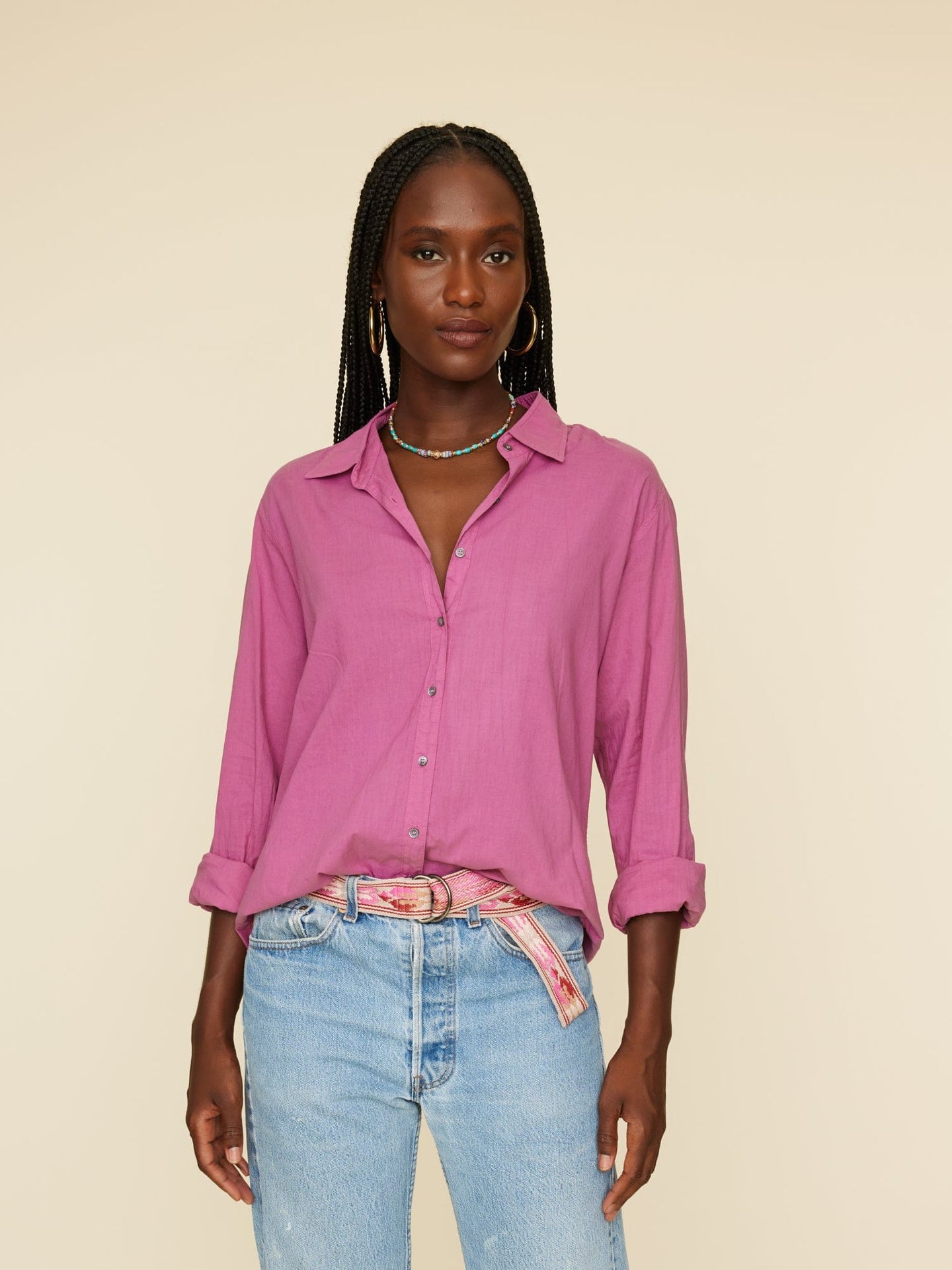 Xirena Shirt Rose Tea Beau Shirt