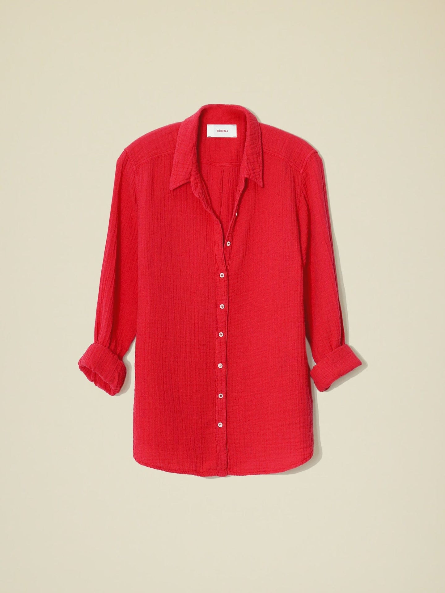 Xirena Shirt Scarlet Scout Shirt