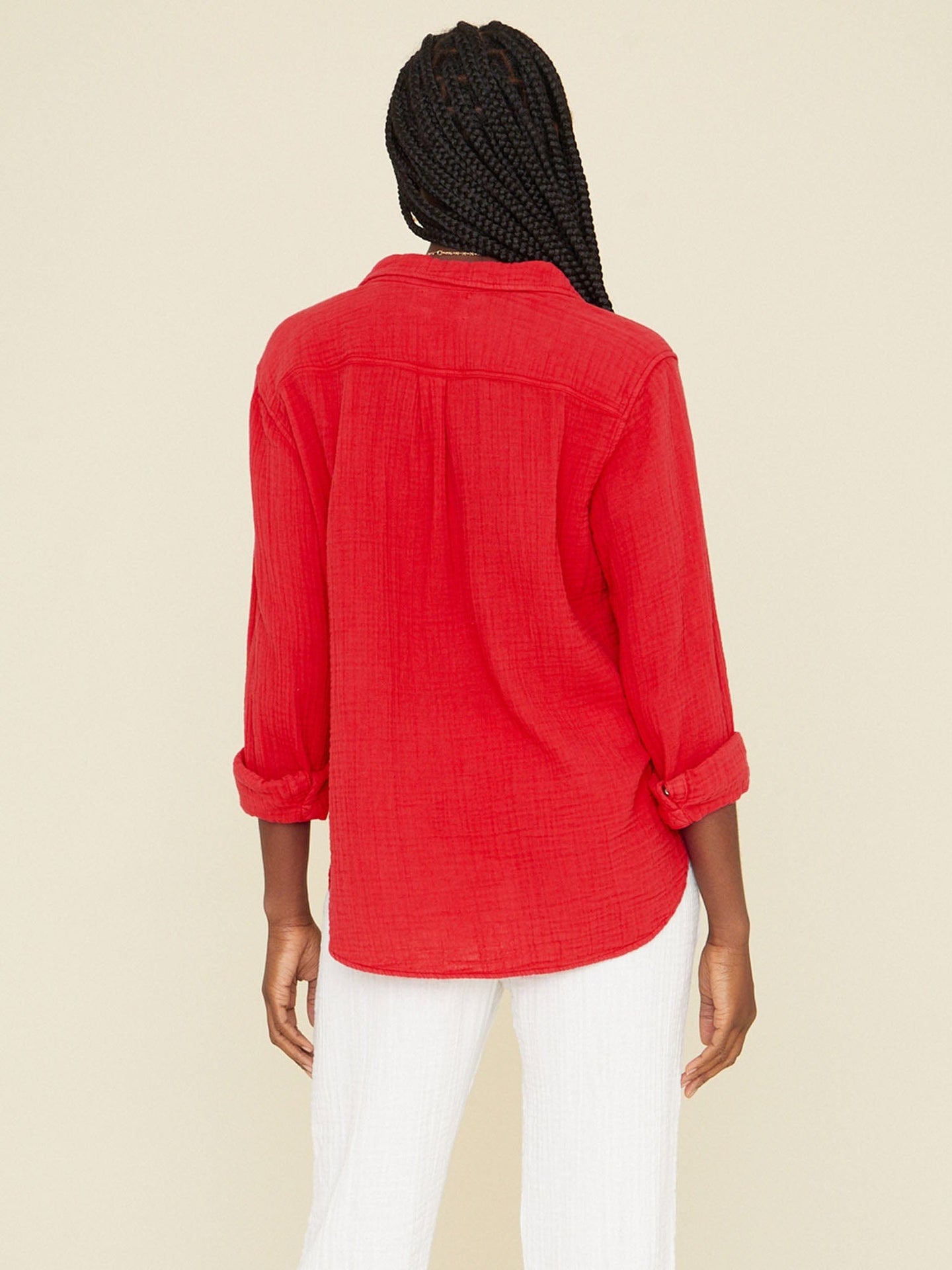 Xirena Shirt Scarlet Scout Shirt
