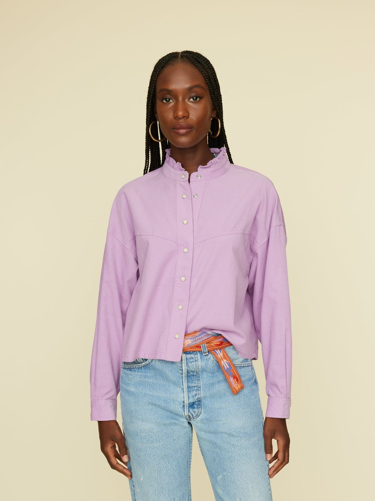 Xirena Shirt Soft Lilac Hayes Shirt