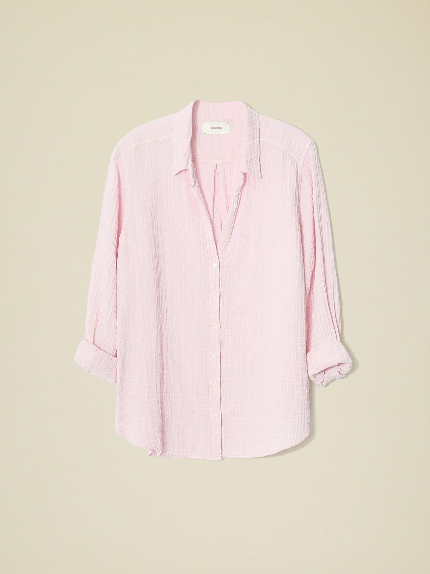 Xirena Shirt Soft Pink Scout Shirt