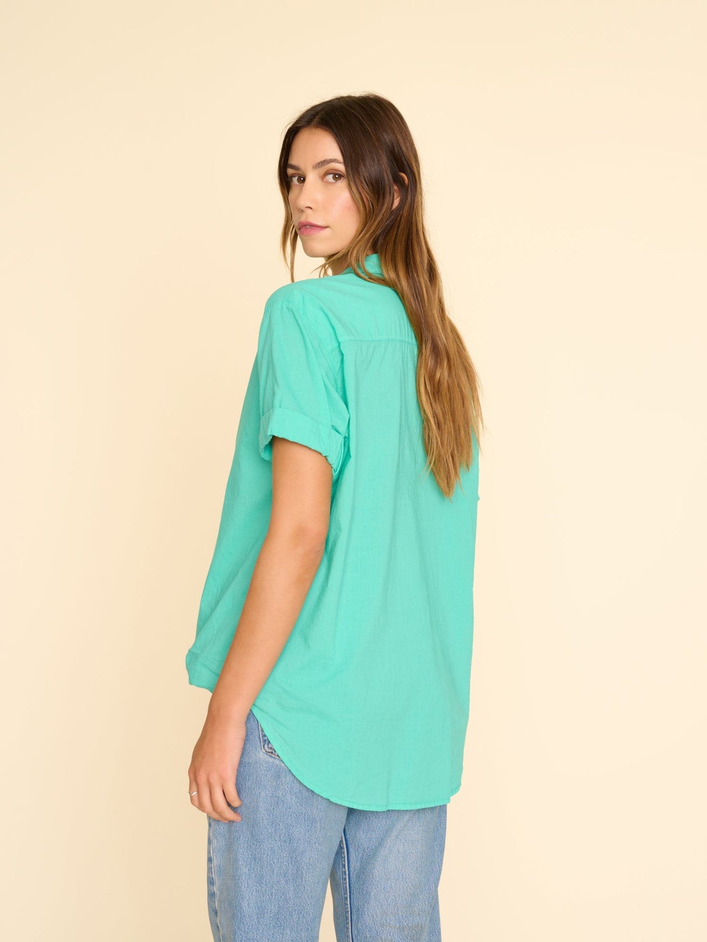 Xirena Shirt Spearmint Channing Shirt