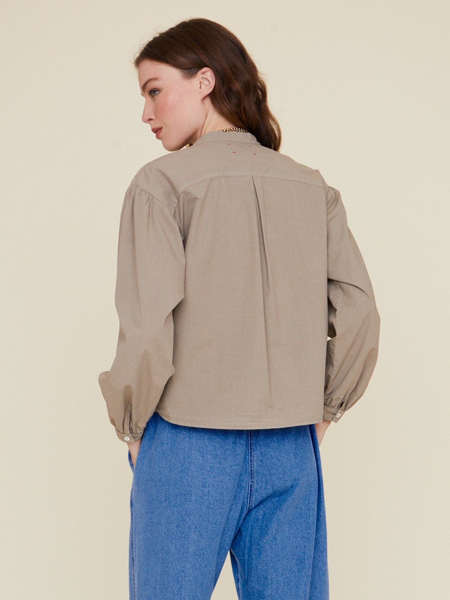 Xirena Shirt Taupe Connolly Shirt