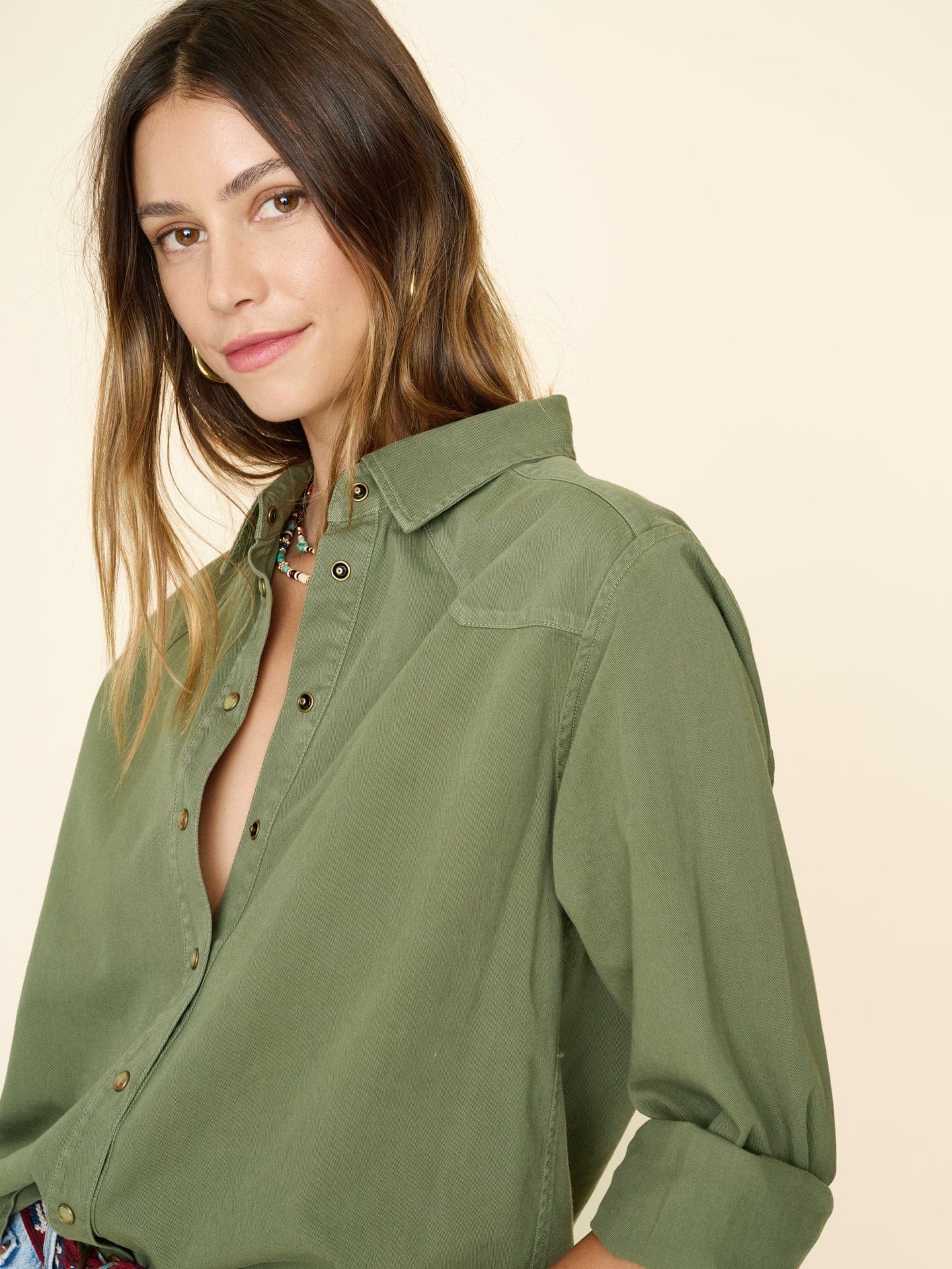 Xirena Shirt Vintage Pine Sierra Shirt