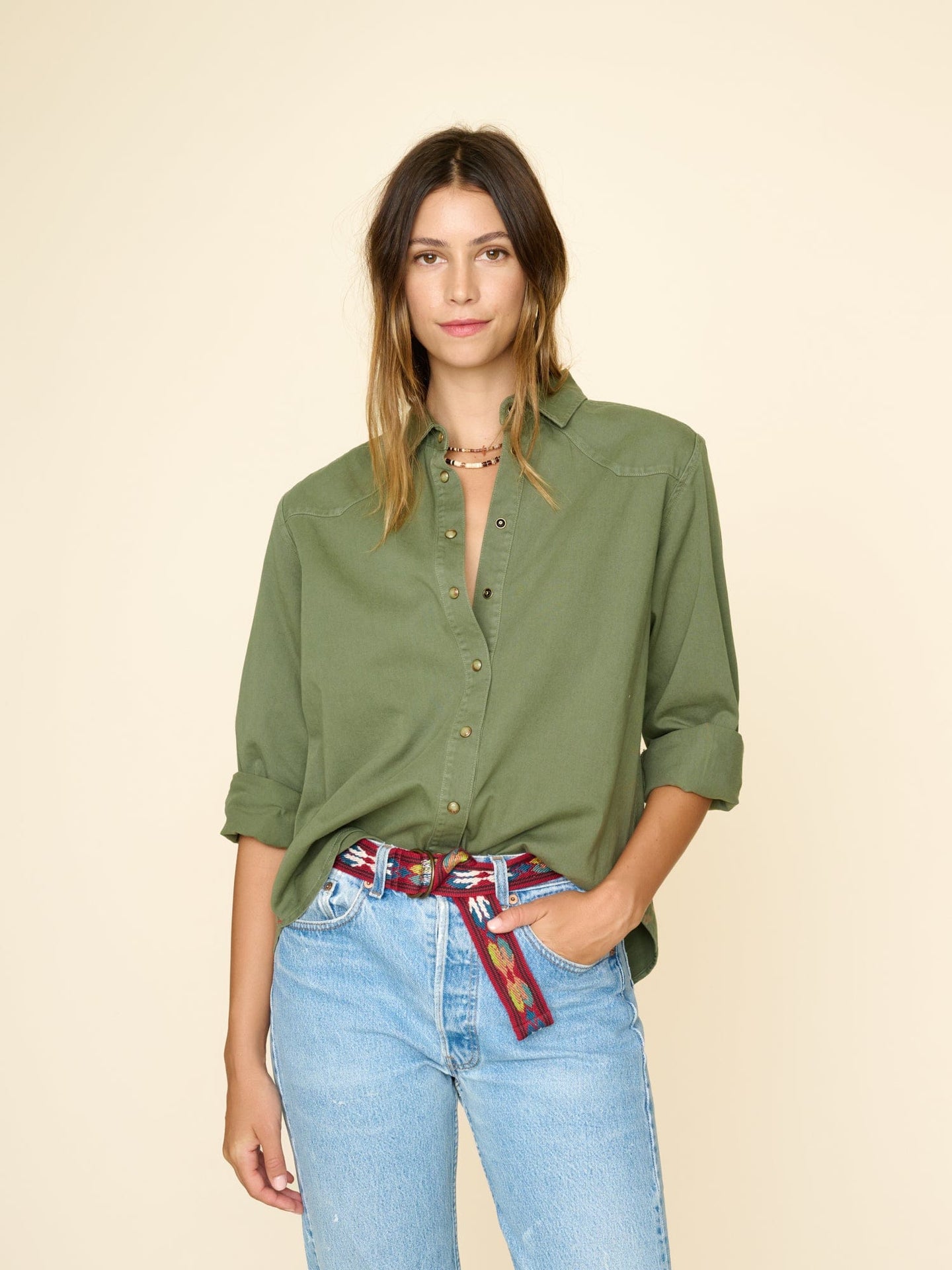 Xirena Shirt Vintage Pine Sierra Shirt