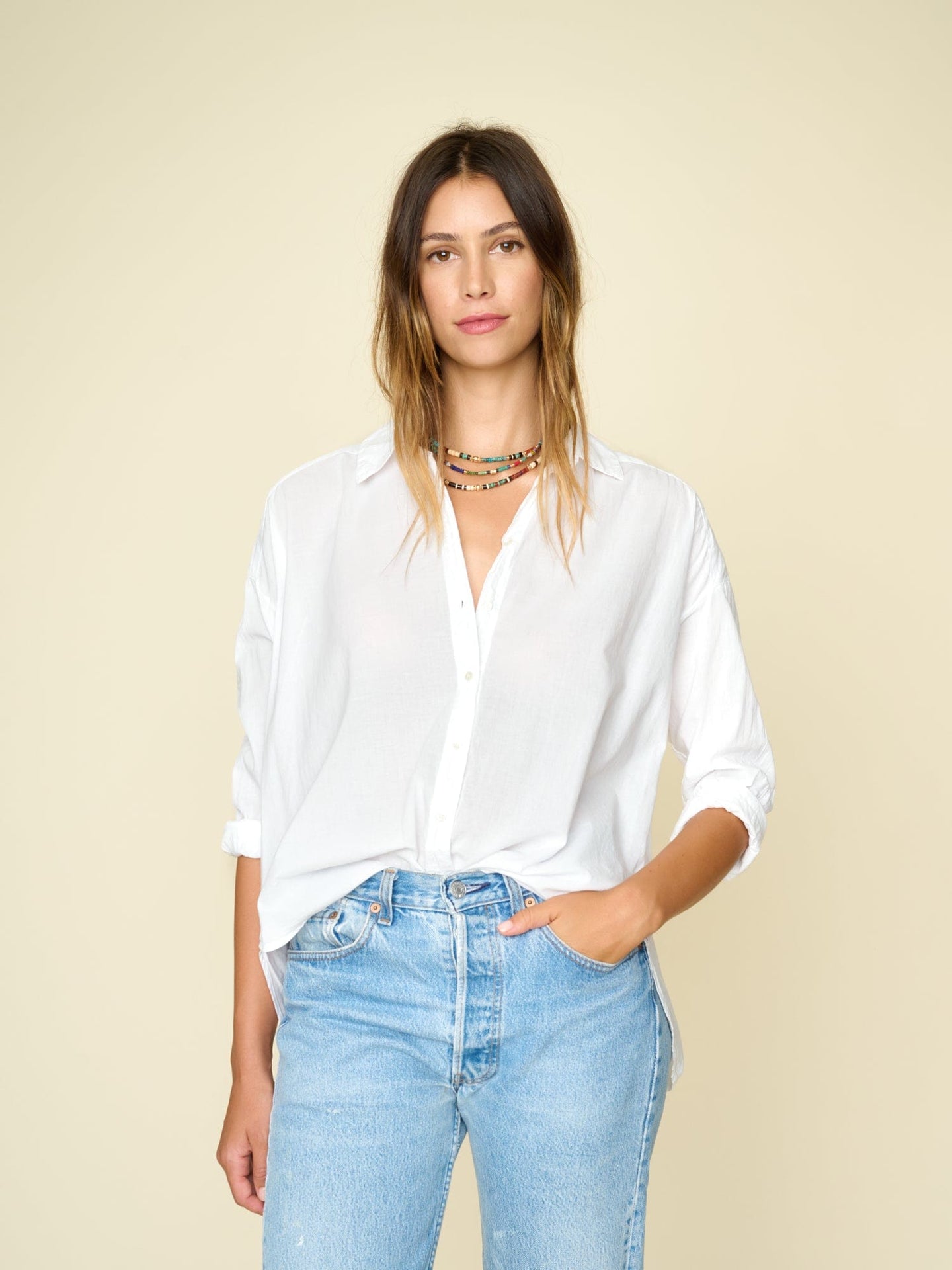 Xirena Shirt White Jace Shirt