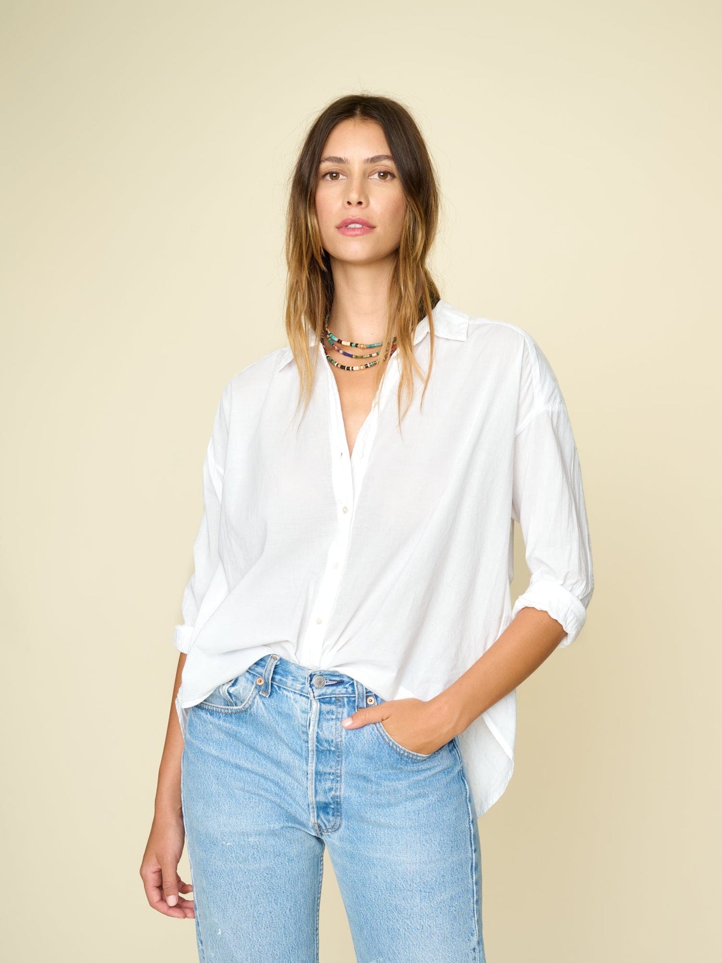 Xirena Shirt White Jace Shirt