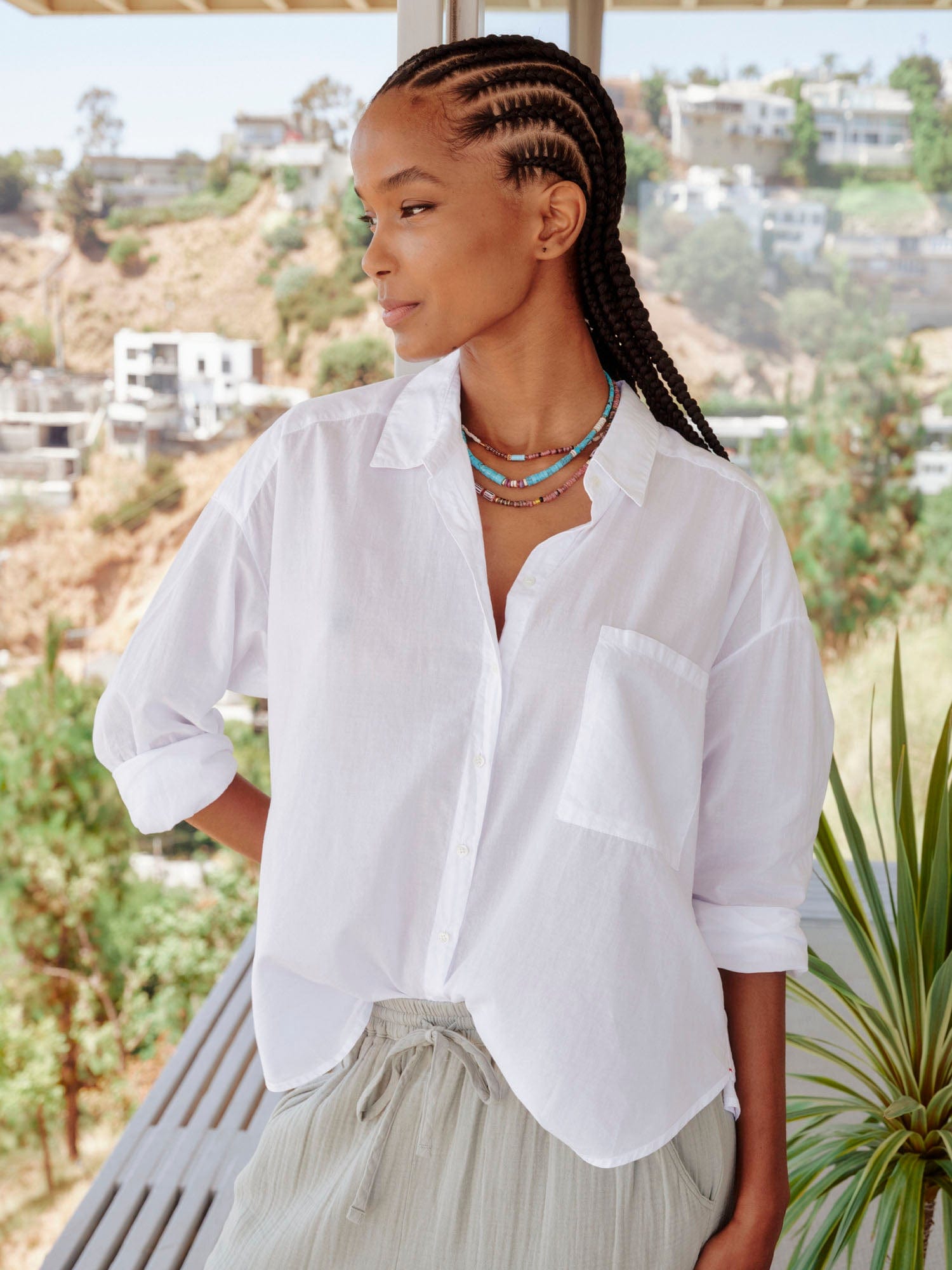 White Kendall Shirt