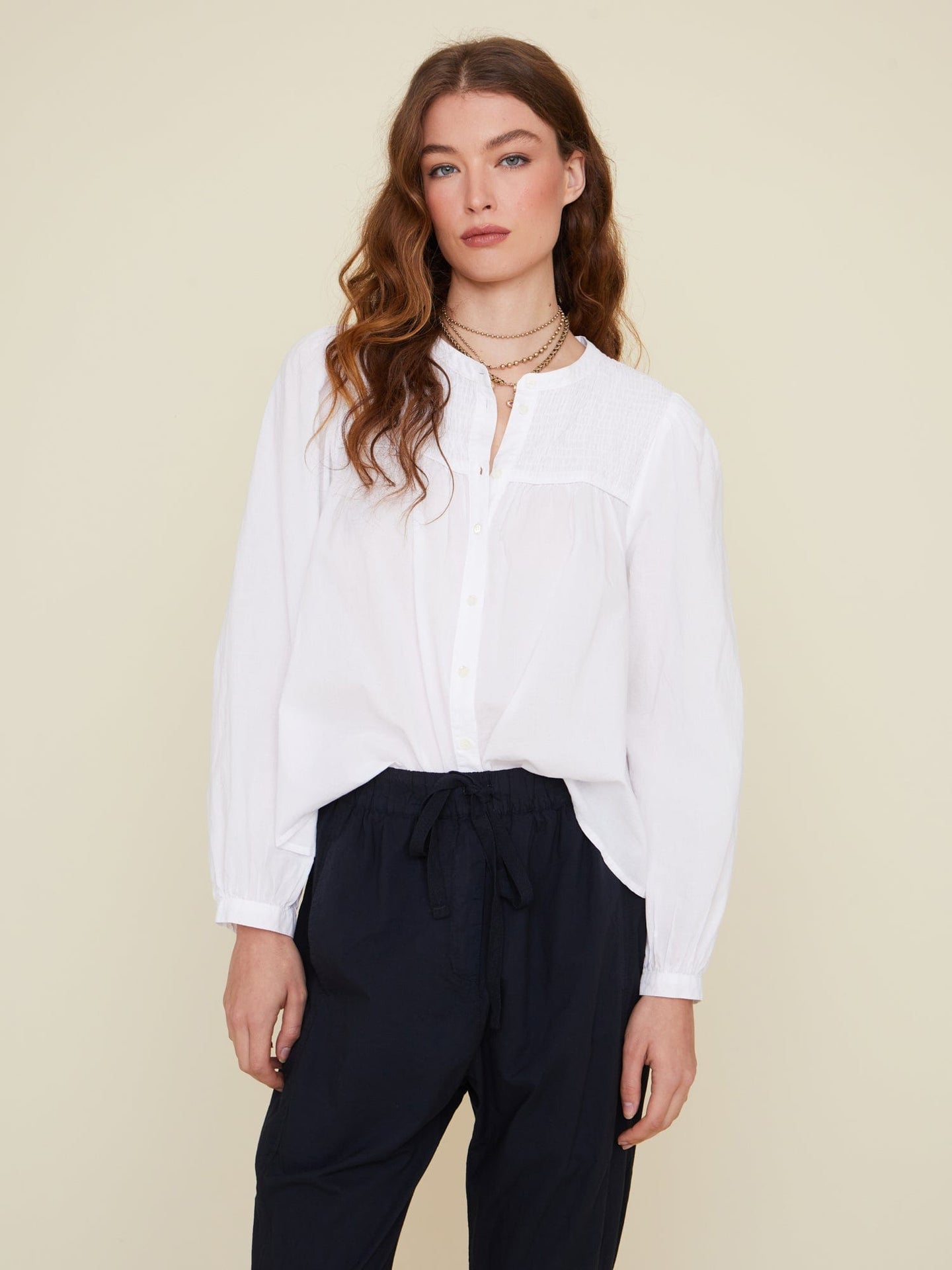 Xirena Shirt White Trace Shirt