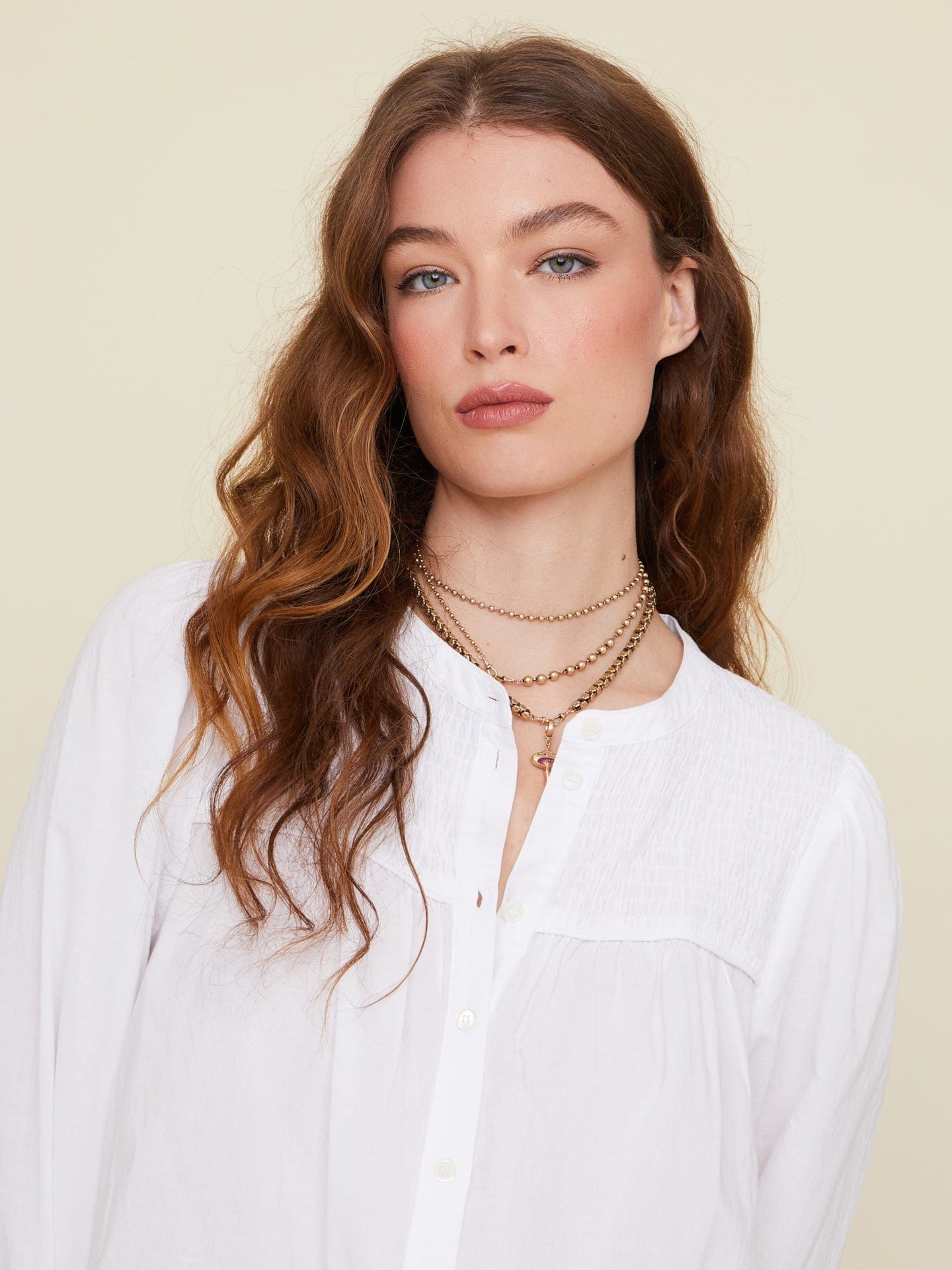 Xirena Shirt White Trace Shirt
