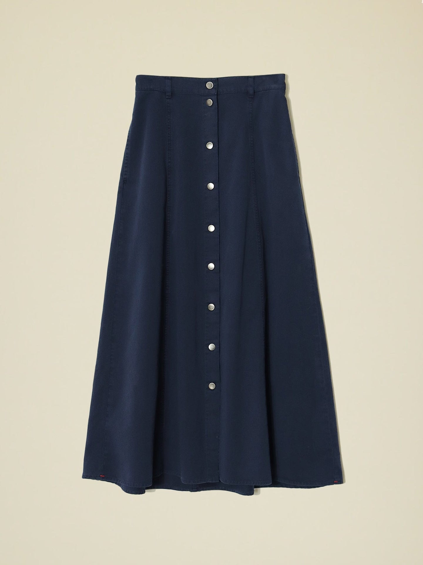 Xirena Skirt Navy Spence Skirt