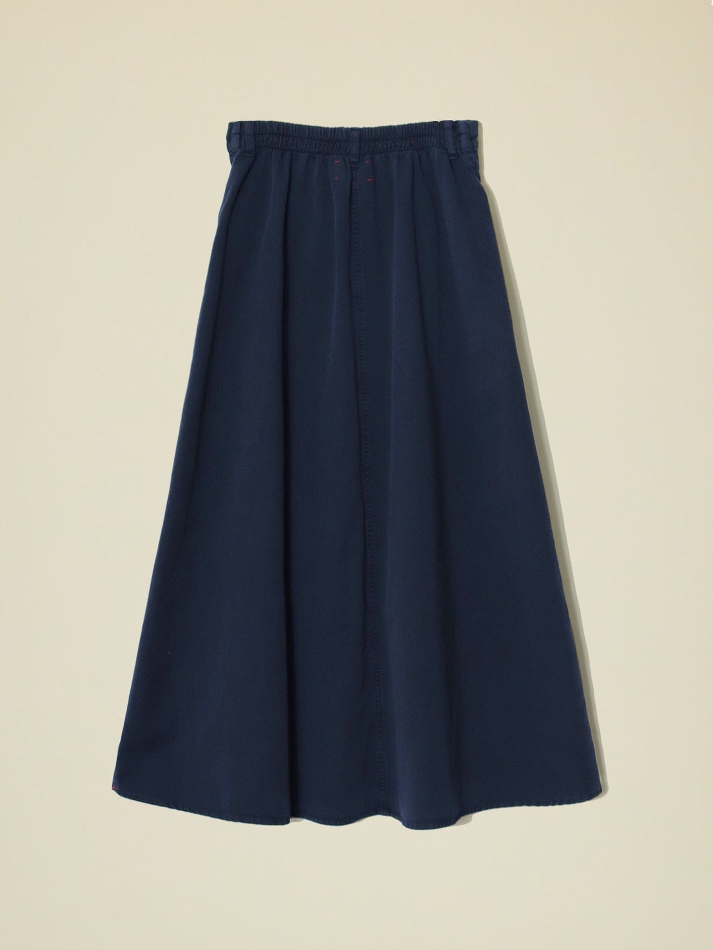 Xirena Skirt Navy Spence Skirt