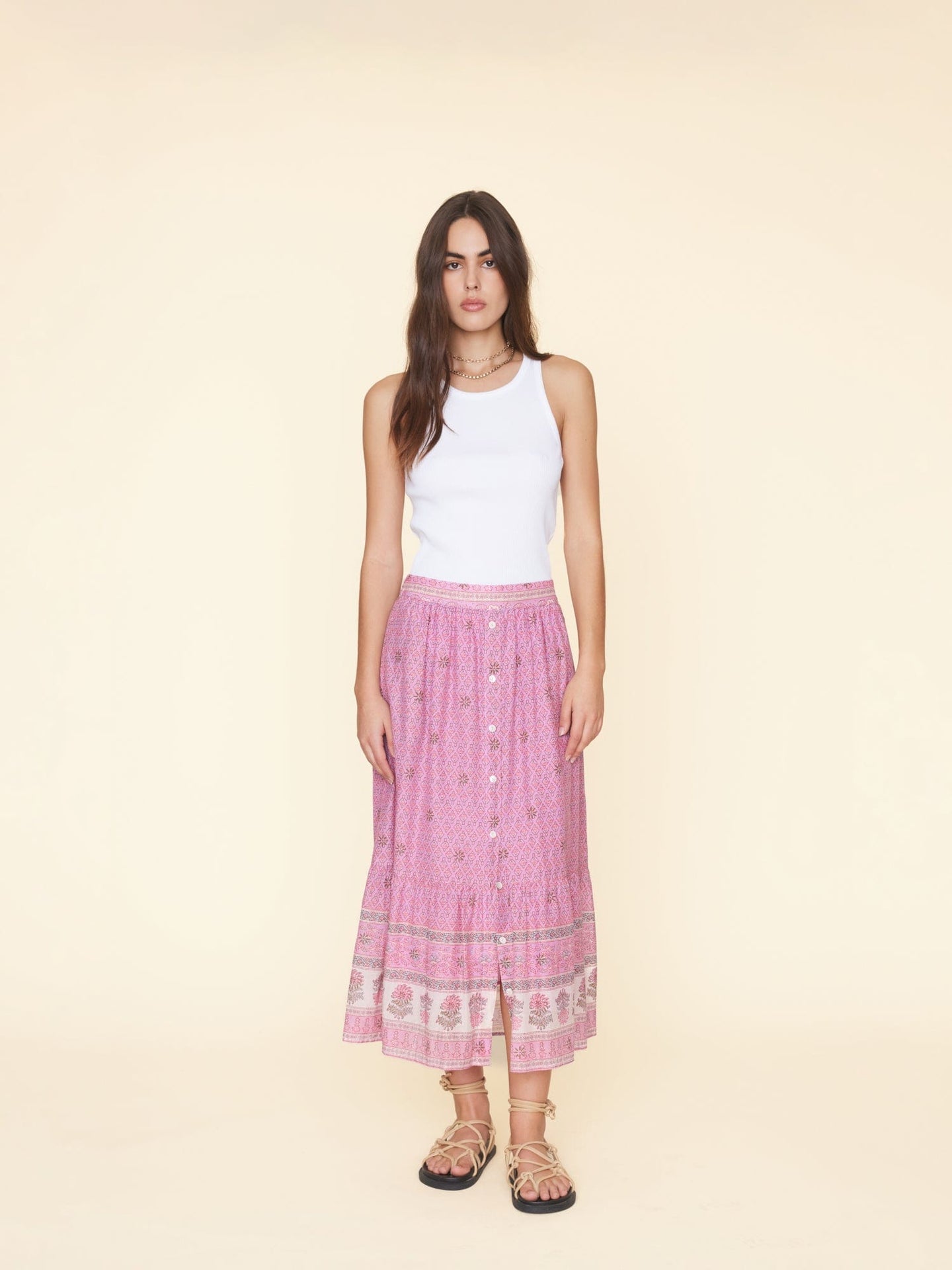 Xirena Skirt Pink Posey Taryn Skirt
