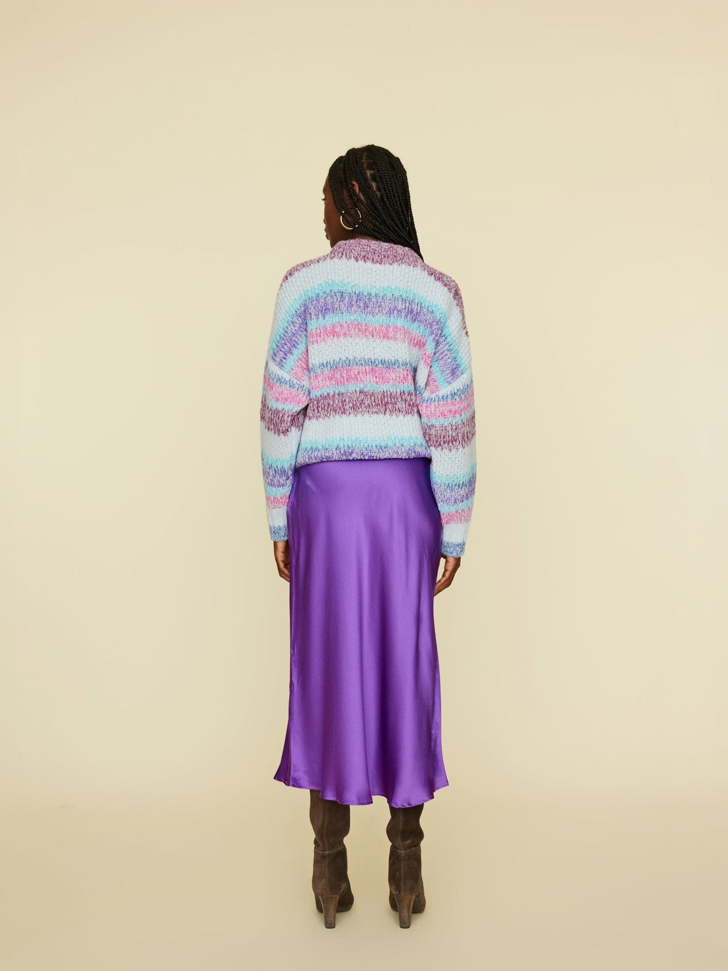 Xirena Skirt Purple Topaz Audrina Skirt