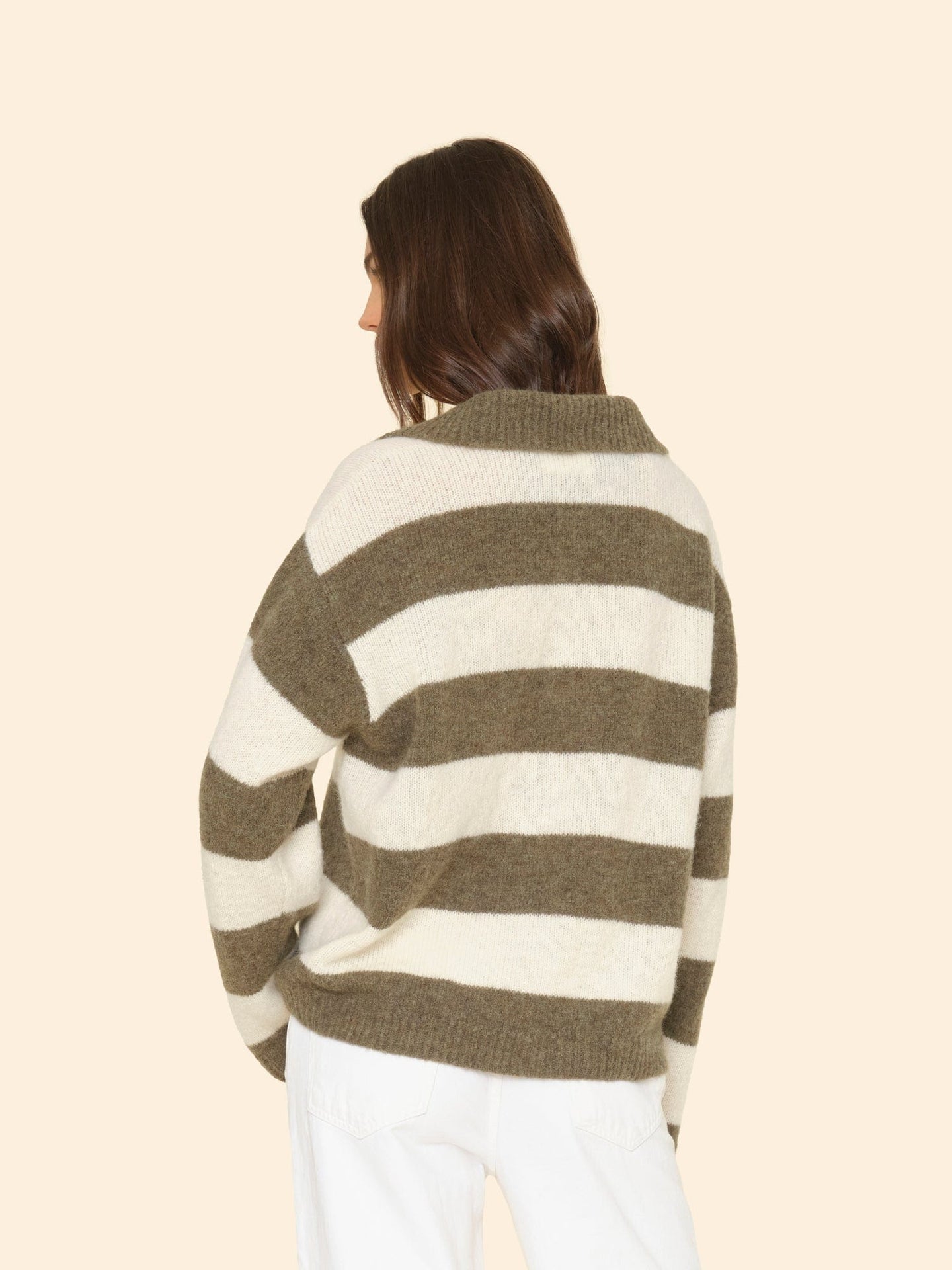 Xirena Sweater Cream Loden Benton Sweater