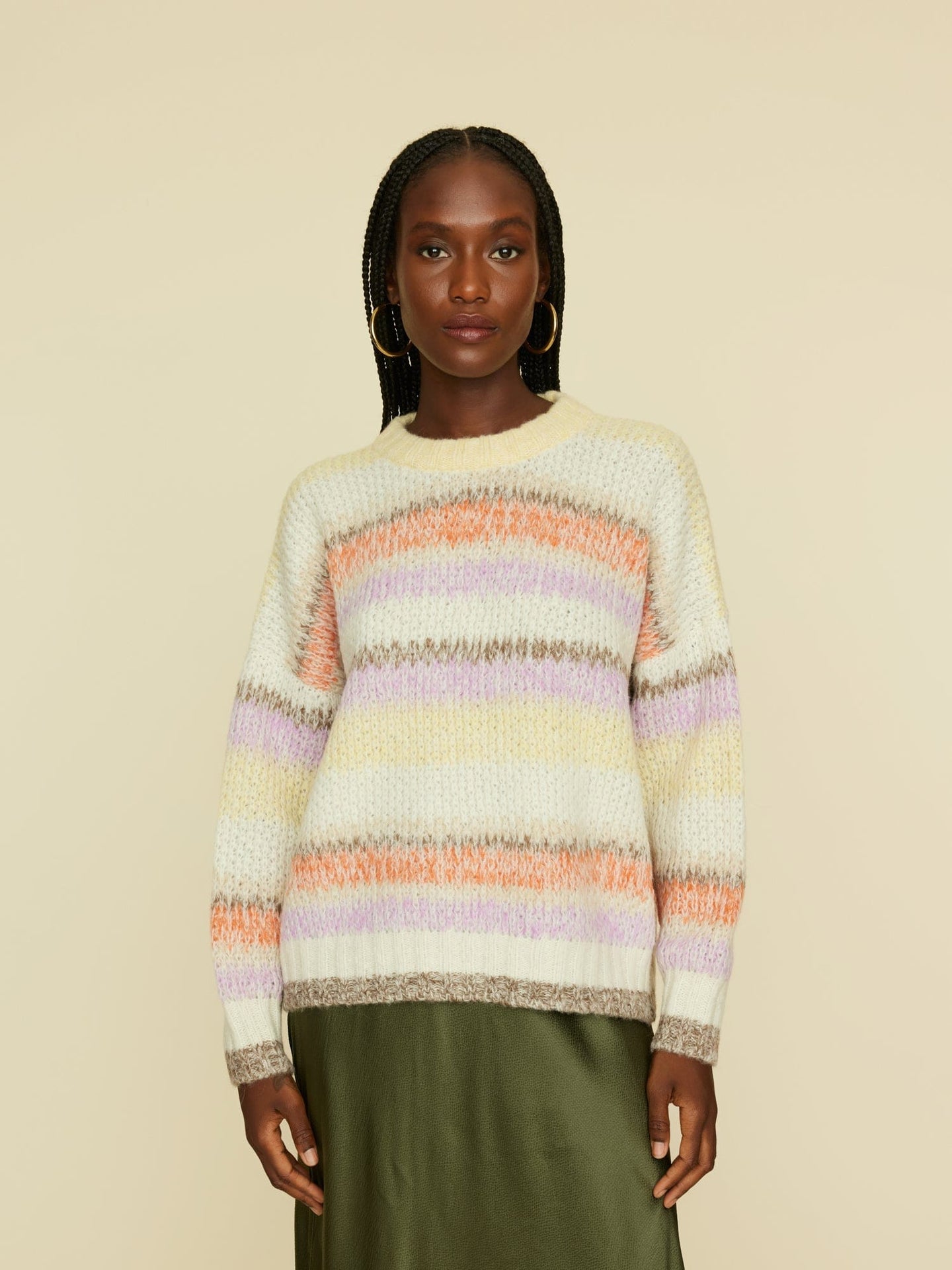 Xirena Sweater Cream Sunrise Kieran Sweater