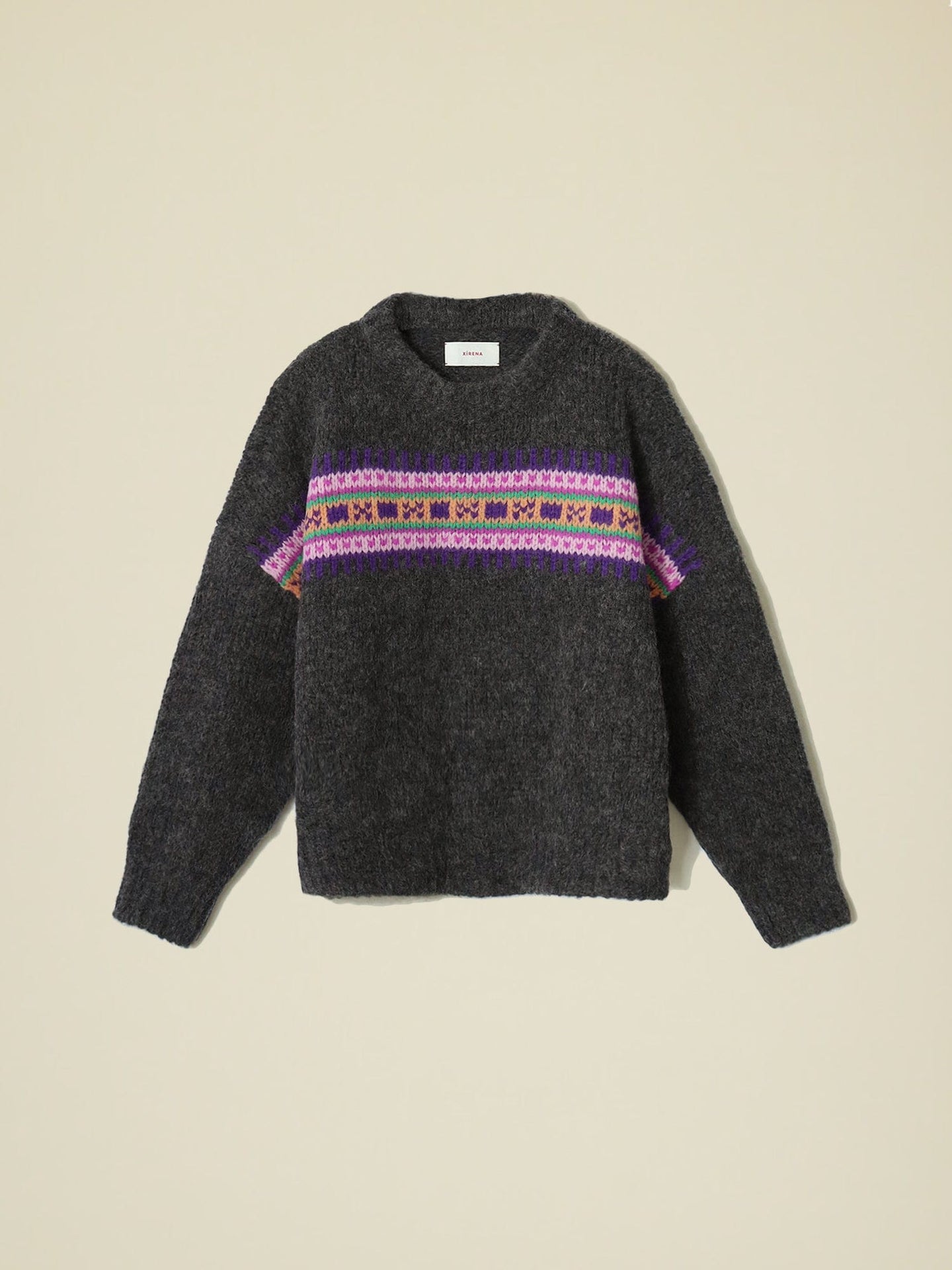 Xirena Sweater Heather Charcoal Nolan Sweater