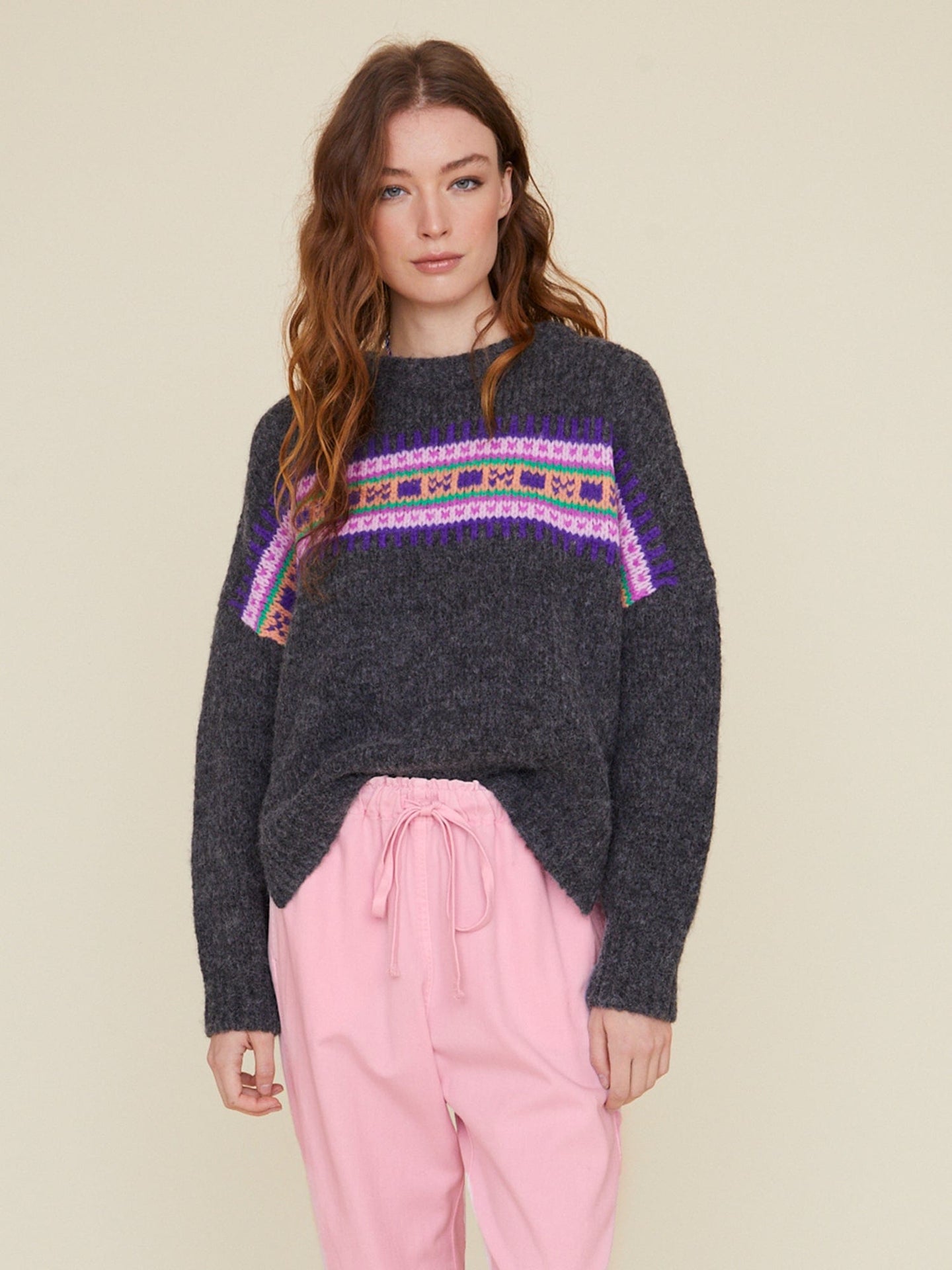 Xirena Sweater Heather Charcoal Nolan Sweater