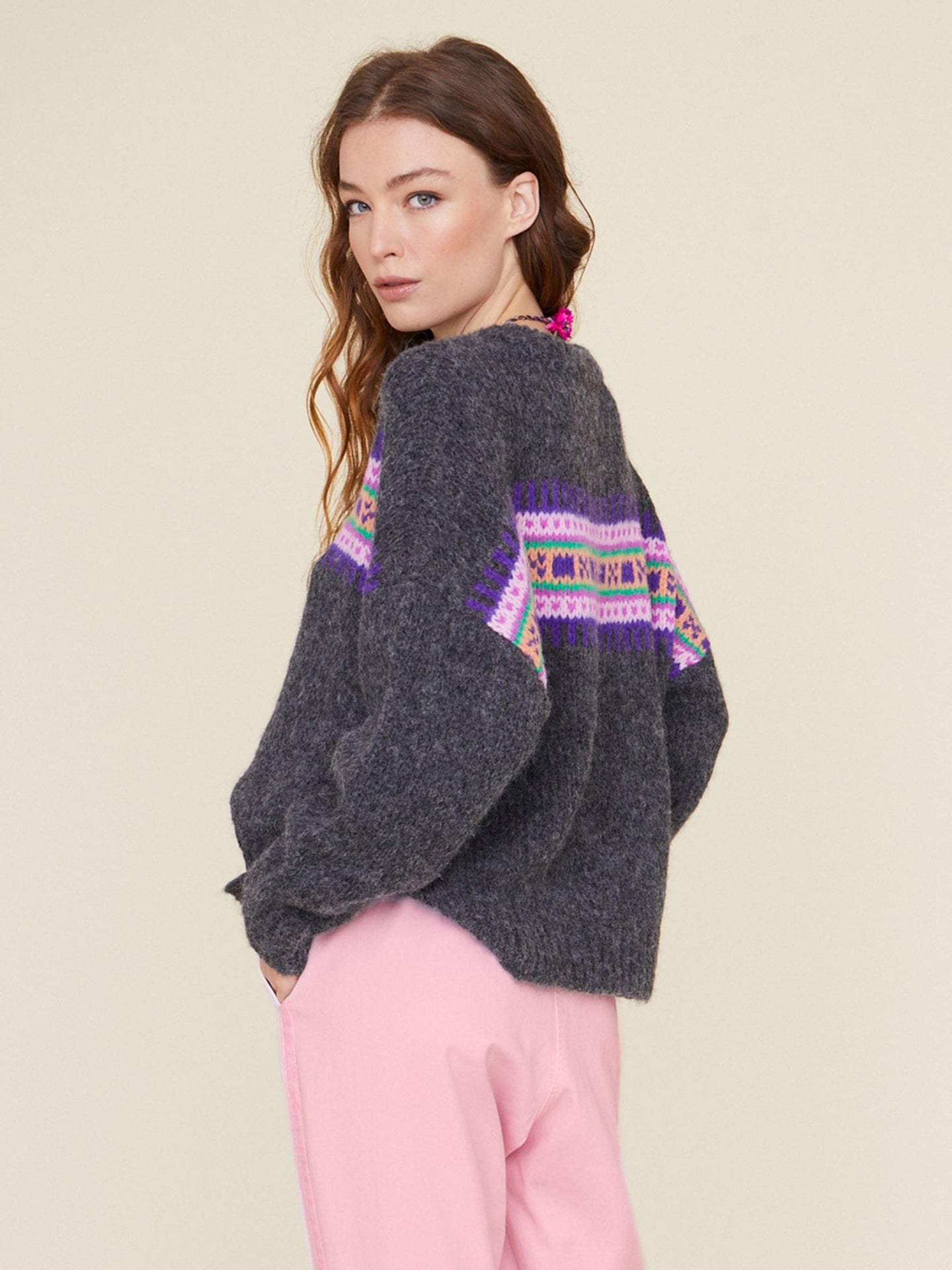 Xirena Sweater Heather Charcoal Nolan Sweater