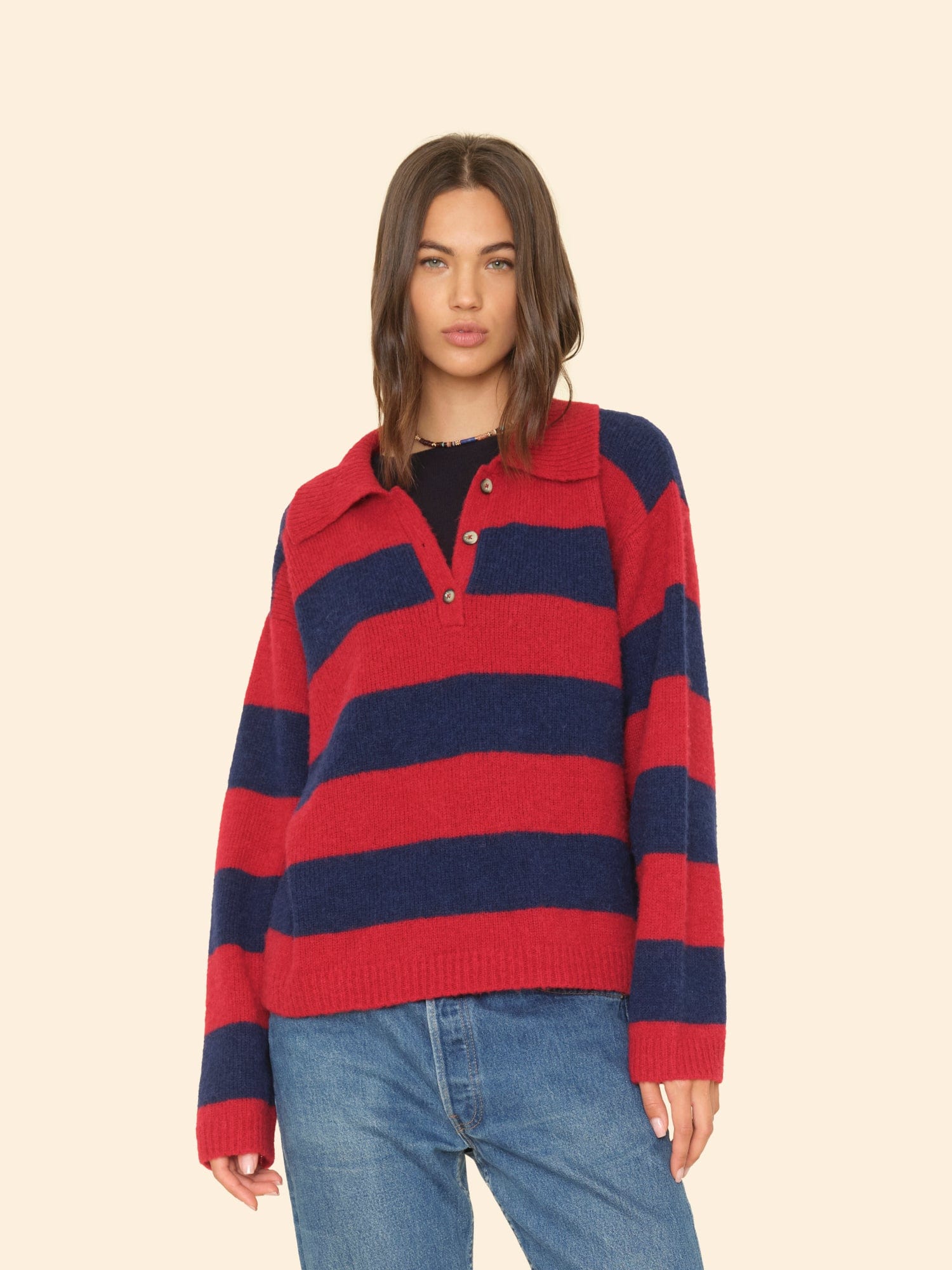 Red Blue Benton Sweater