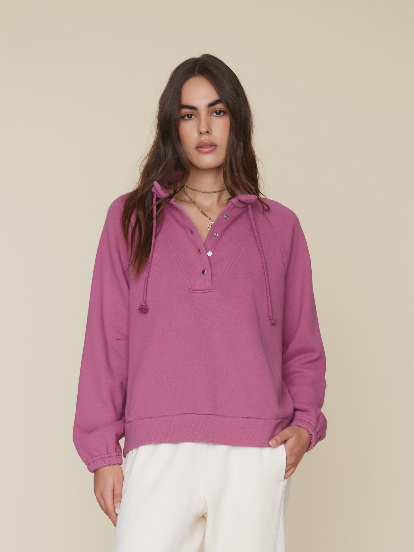 Xirena Sweatshirt Pink Clover Banks Sweatshirt