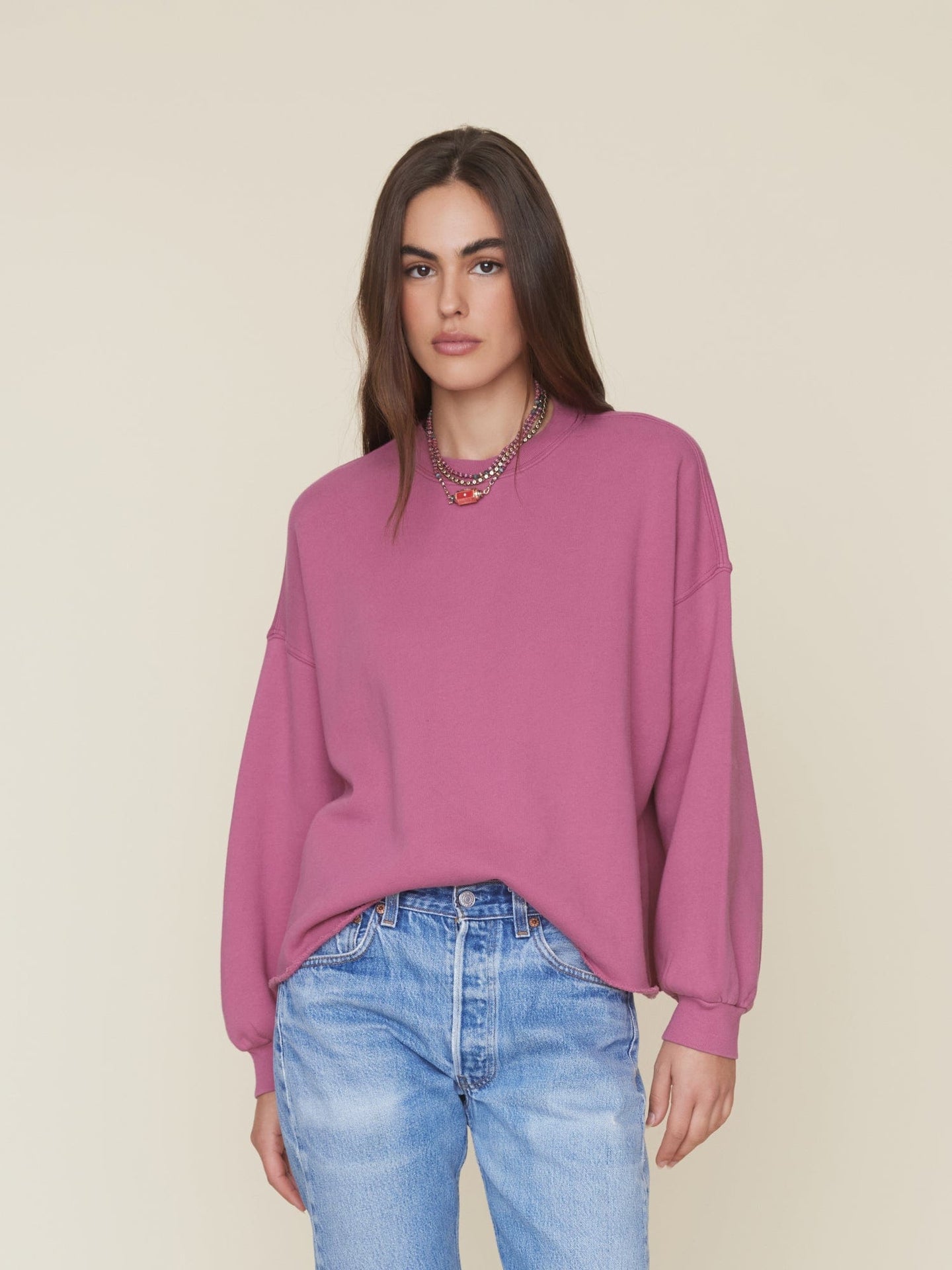 Xirena Sweatshirt Pink Clover Honor Sweatshirt