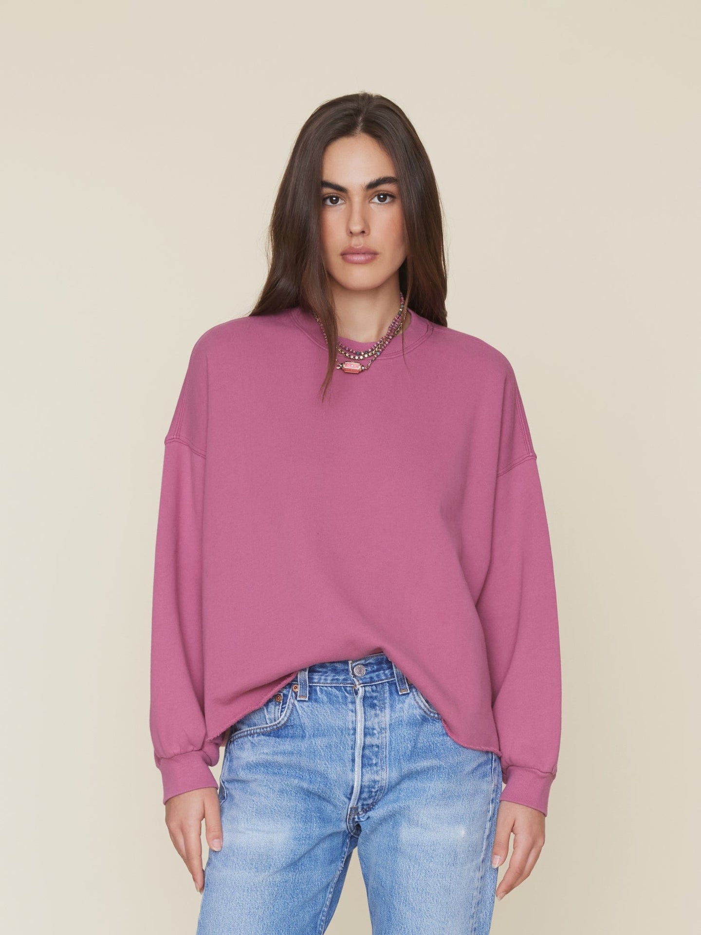 Xirena Sweatshirt Pink Clover Honor Sweatshirt