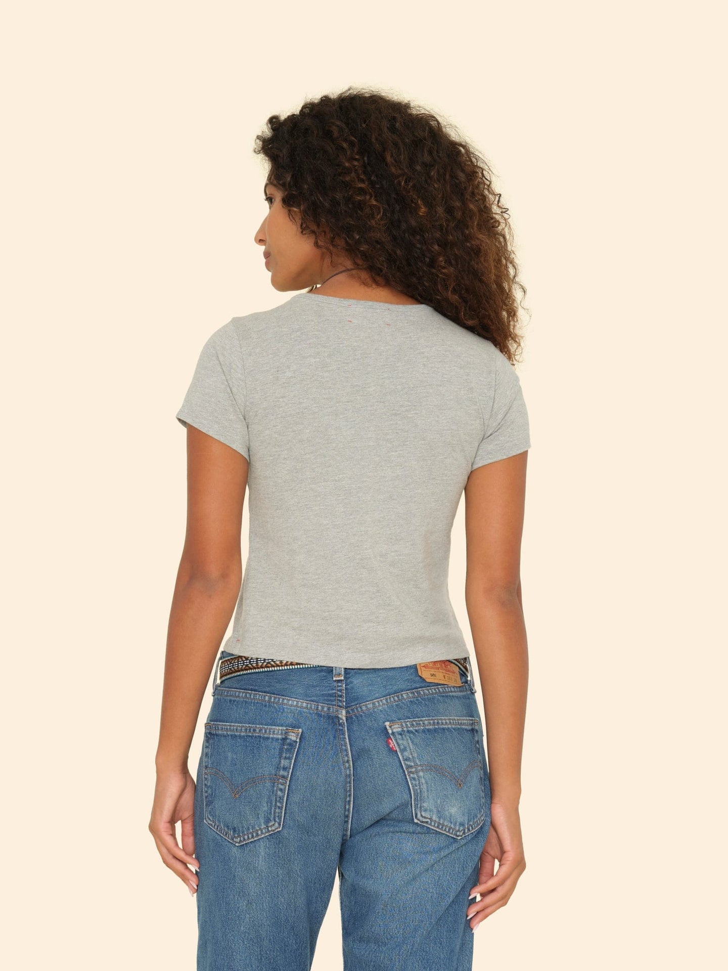 Xirena Tee Heather Grey Pixie Tee