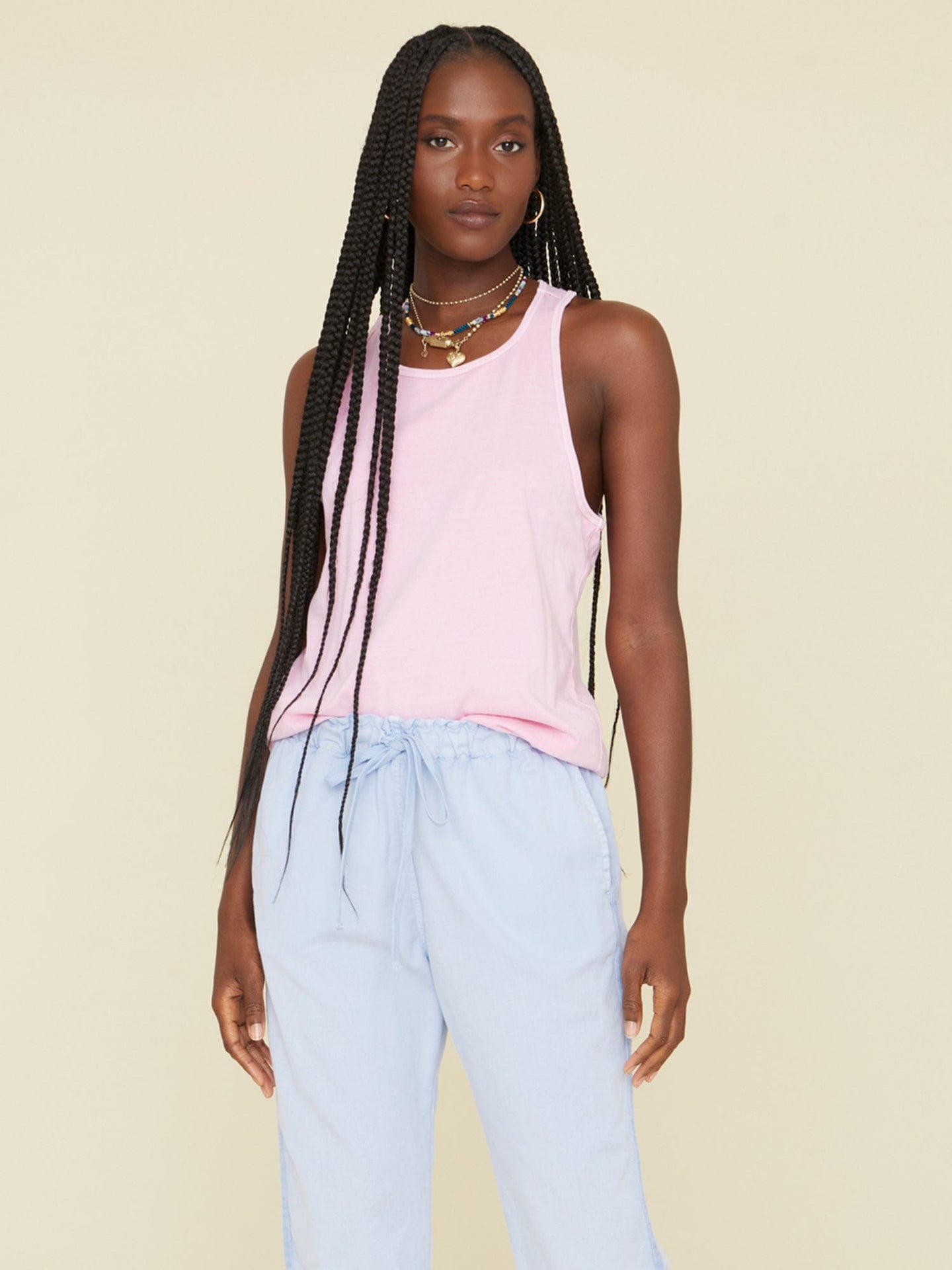 Xirena Tee Primrose Pink Della Tank Top