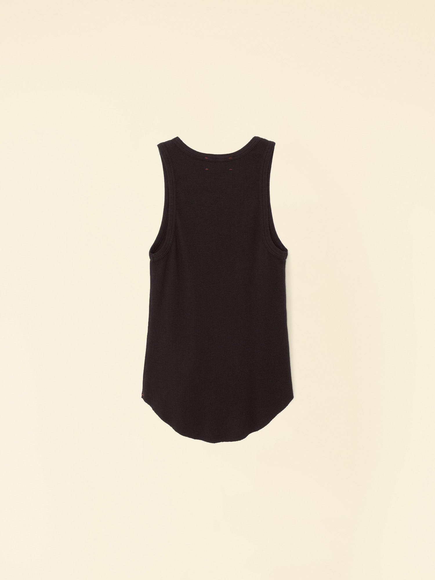 True Black Arynn Fine Rib Tank Top