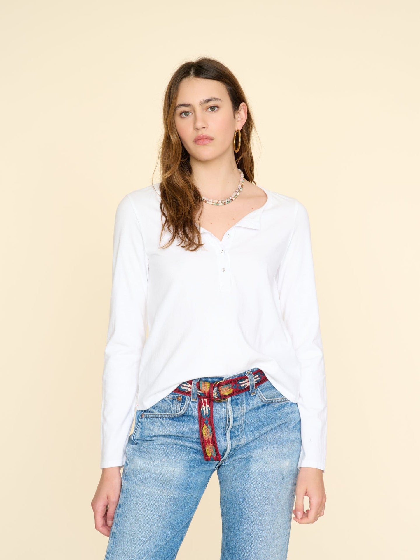Xirena Tee White Langley Tee