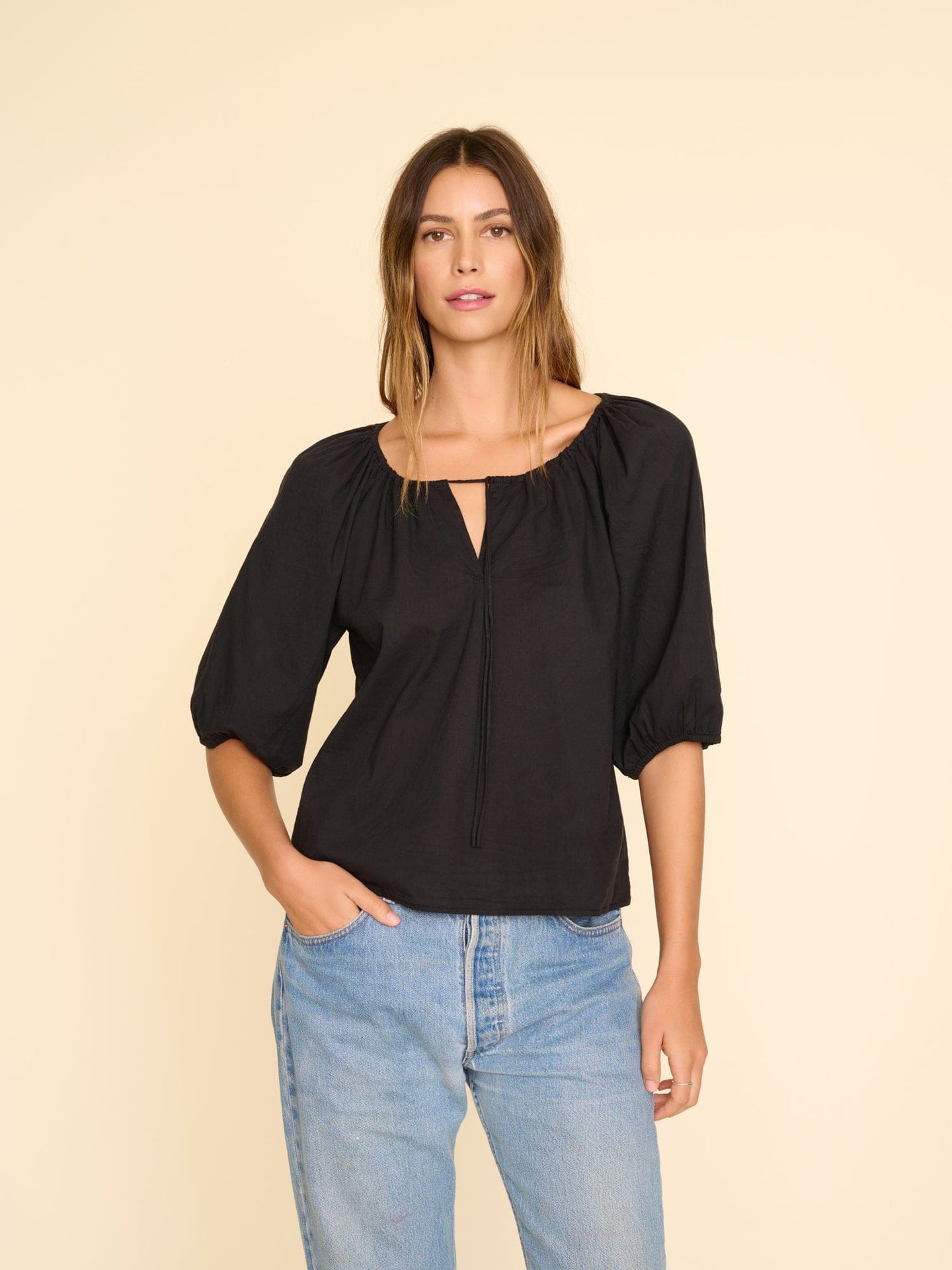 Xirena Top Black Giana Top