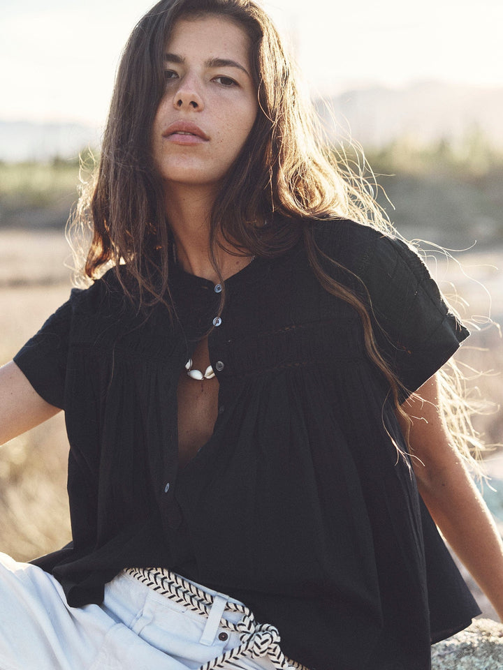 Xirena Top Black Louelle Top