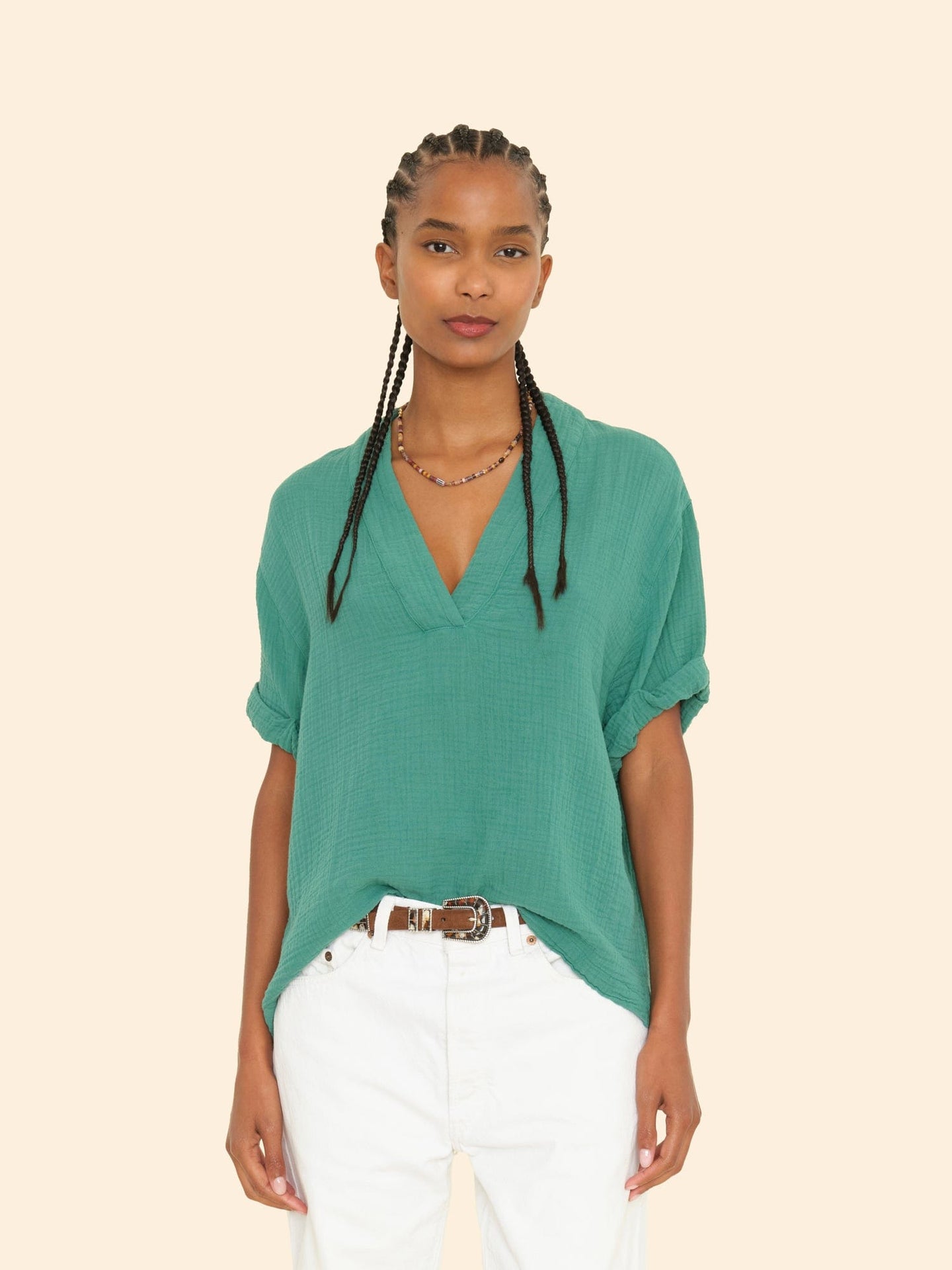 Xirena Top Bottle Green Avery Top Bottle Green Avery Top