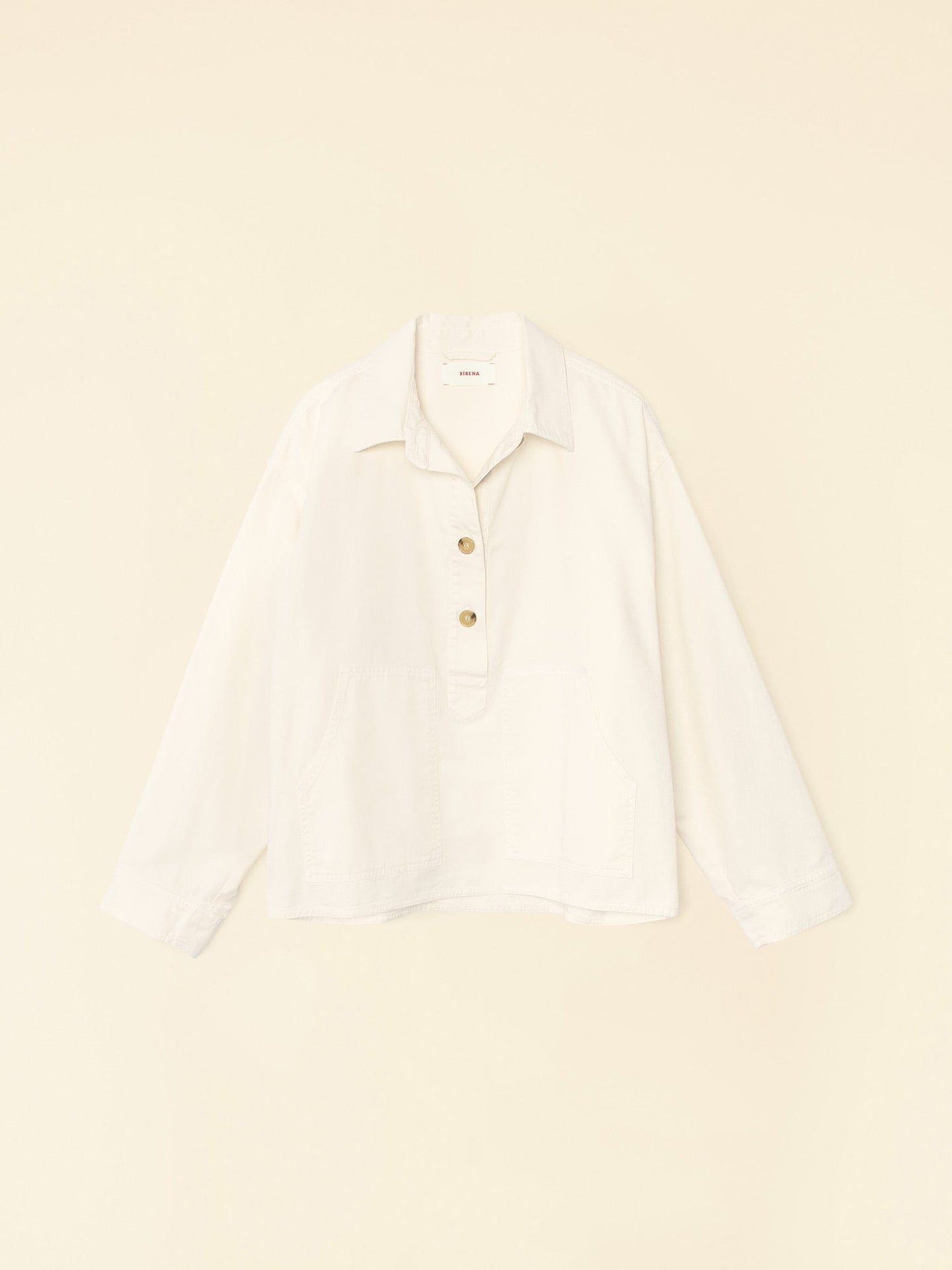 Xirena Top Chalk White Grady Twill Top Chalk White Grady Twill Top
