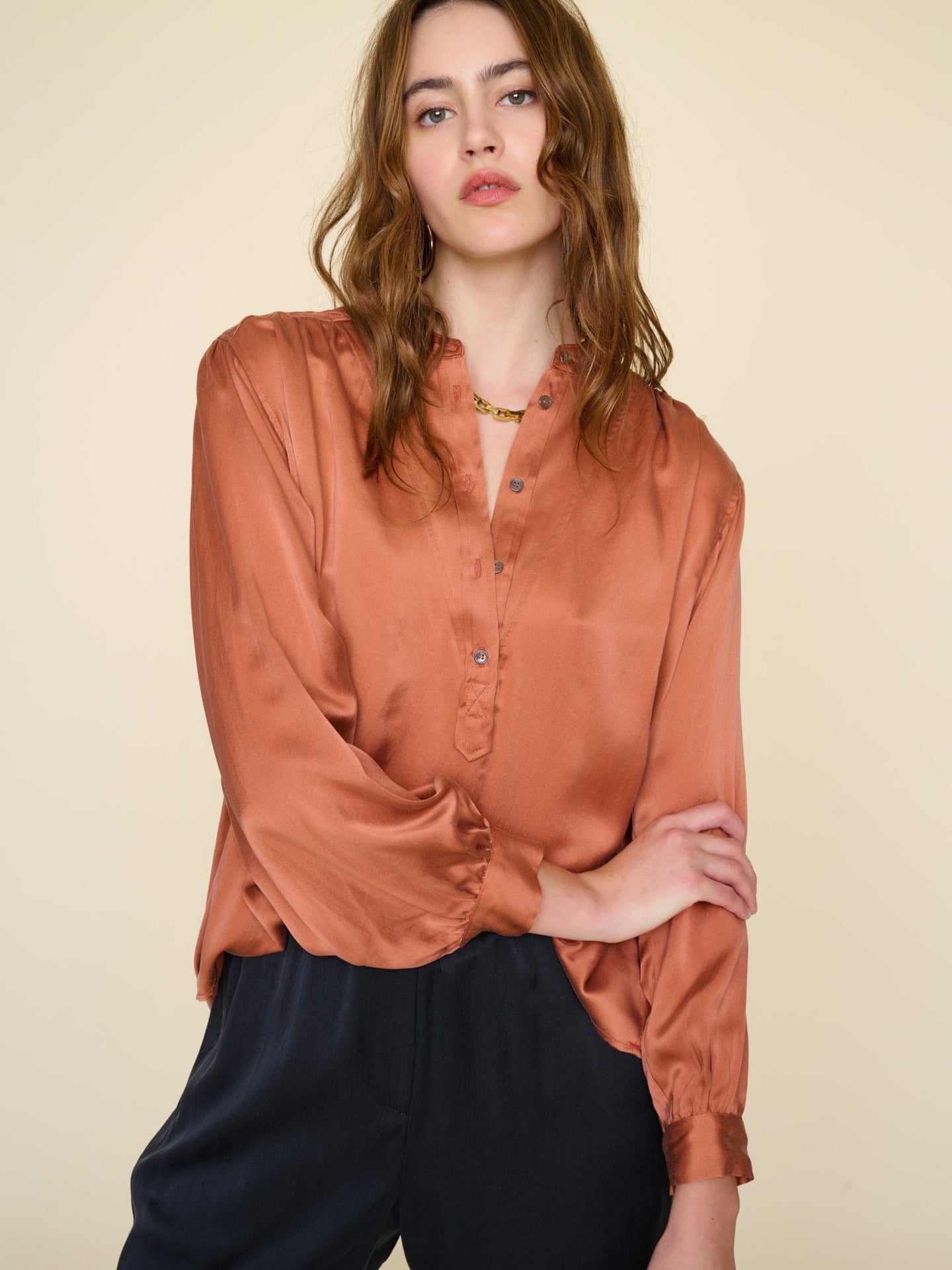 Xirena Top Copper Opal Greer Top