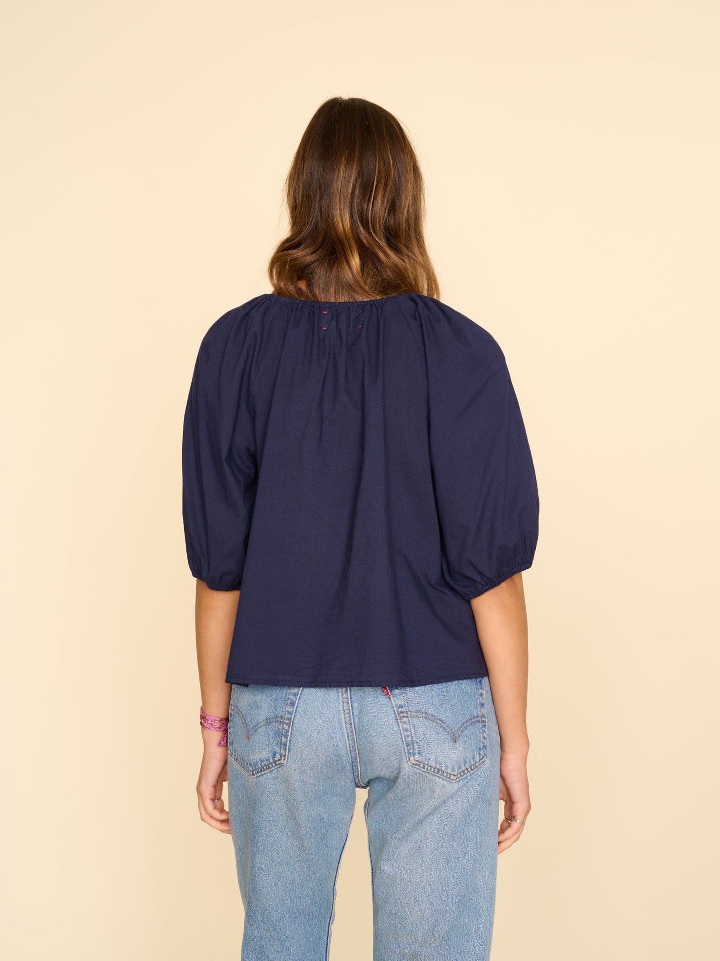 Xirena Top Deep Blue Giana Top
