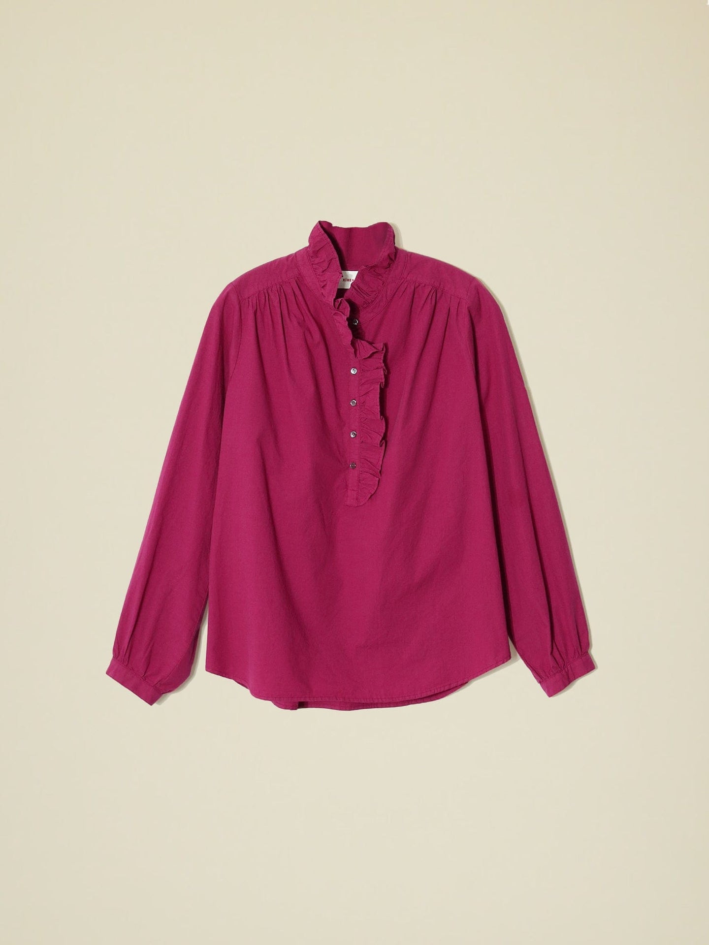 Xirena Top Deep Magenta Caspian Top