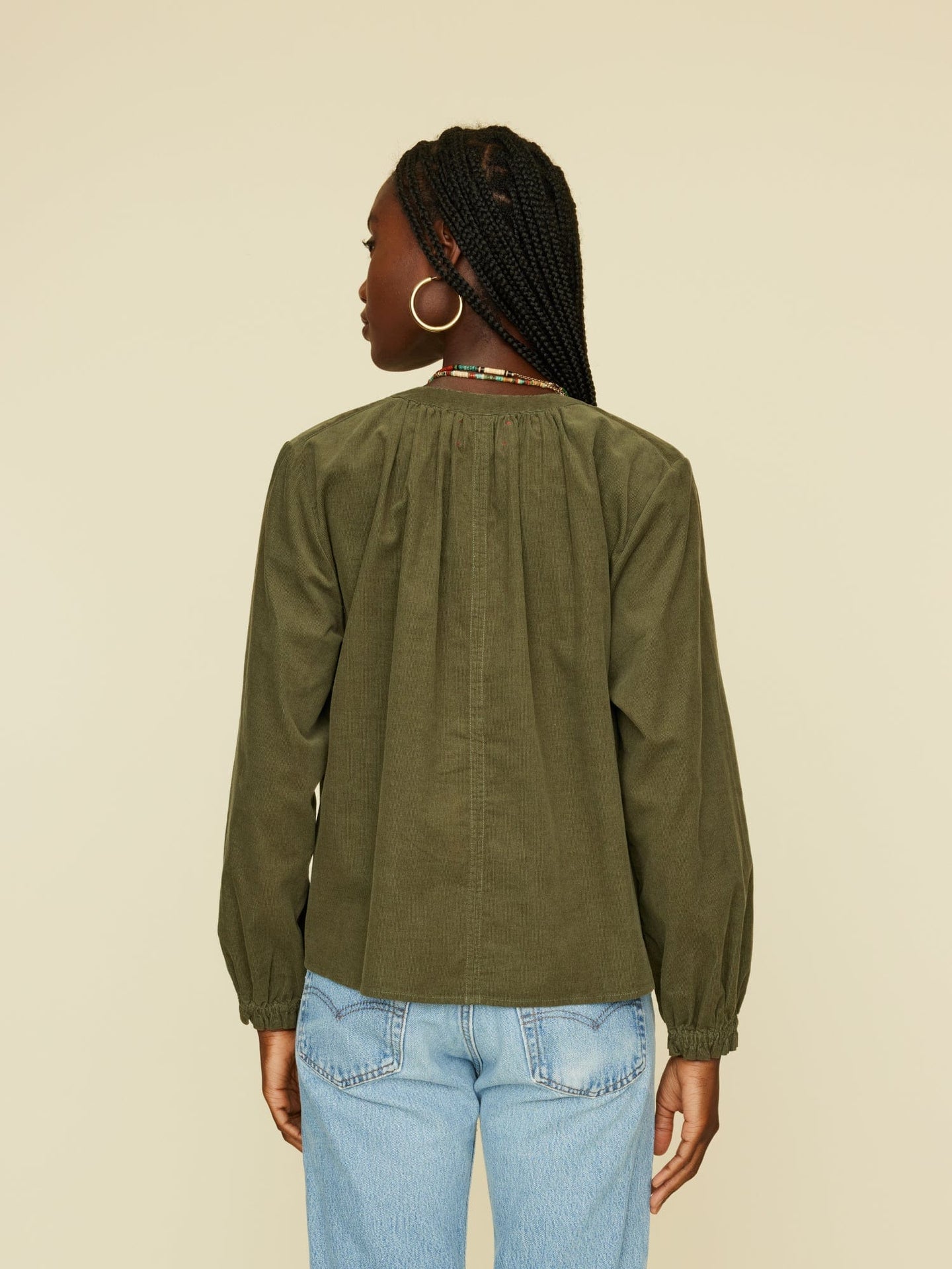 Xirena Top Green Olive Leigh Top