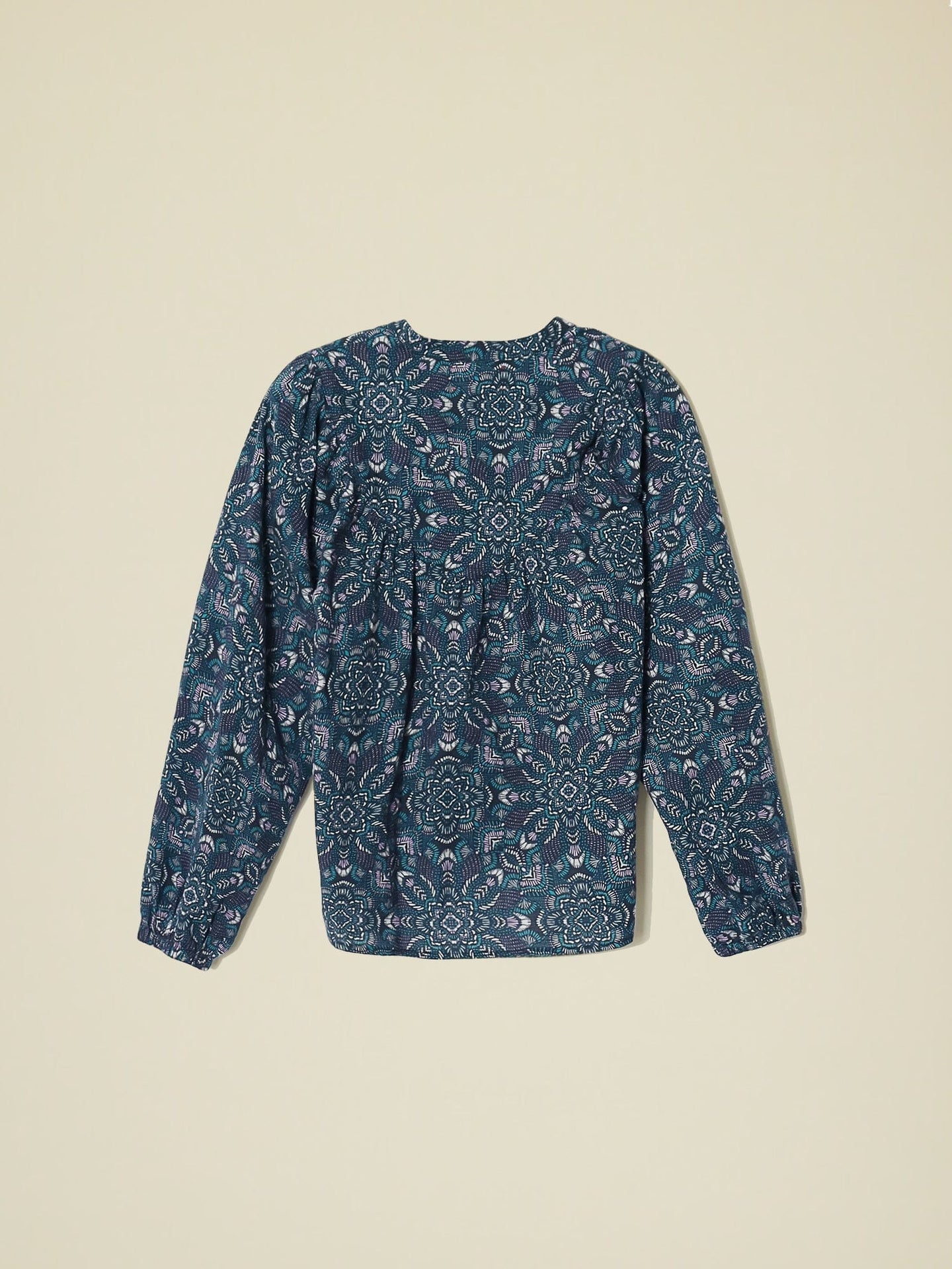 Xirena Top Indigo Flora Bryn Top