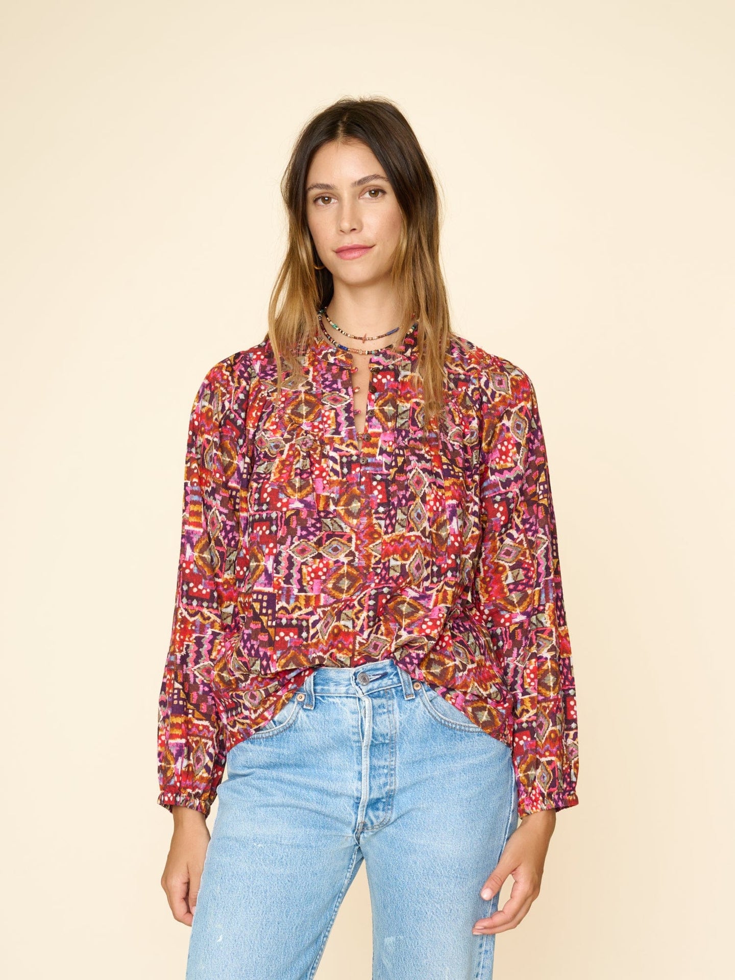 Xirena Top Kaleidoscope Bryn Top