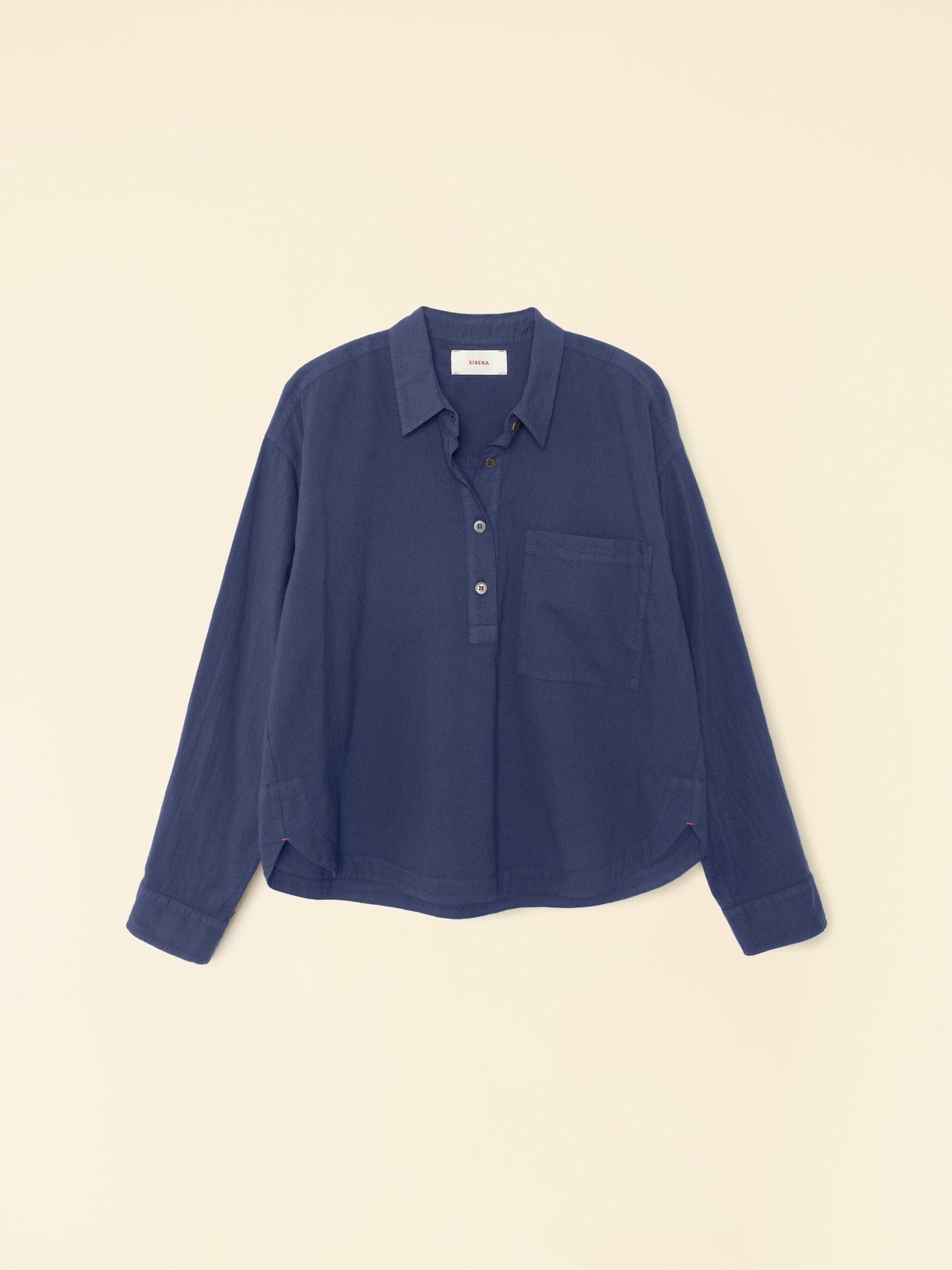 Xirena Top Navy Lynden Top Navy Lynden Top