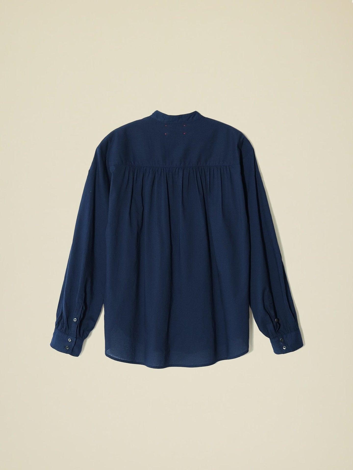 Xirena Top Navy Slater Top