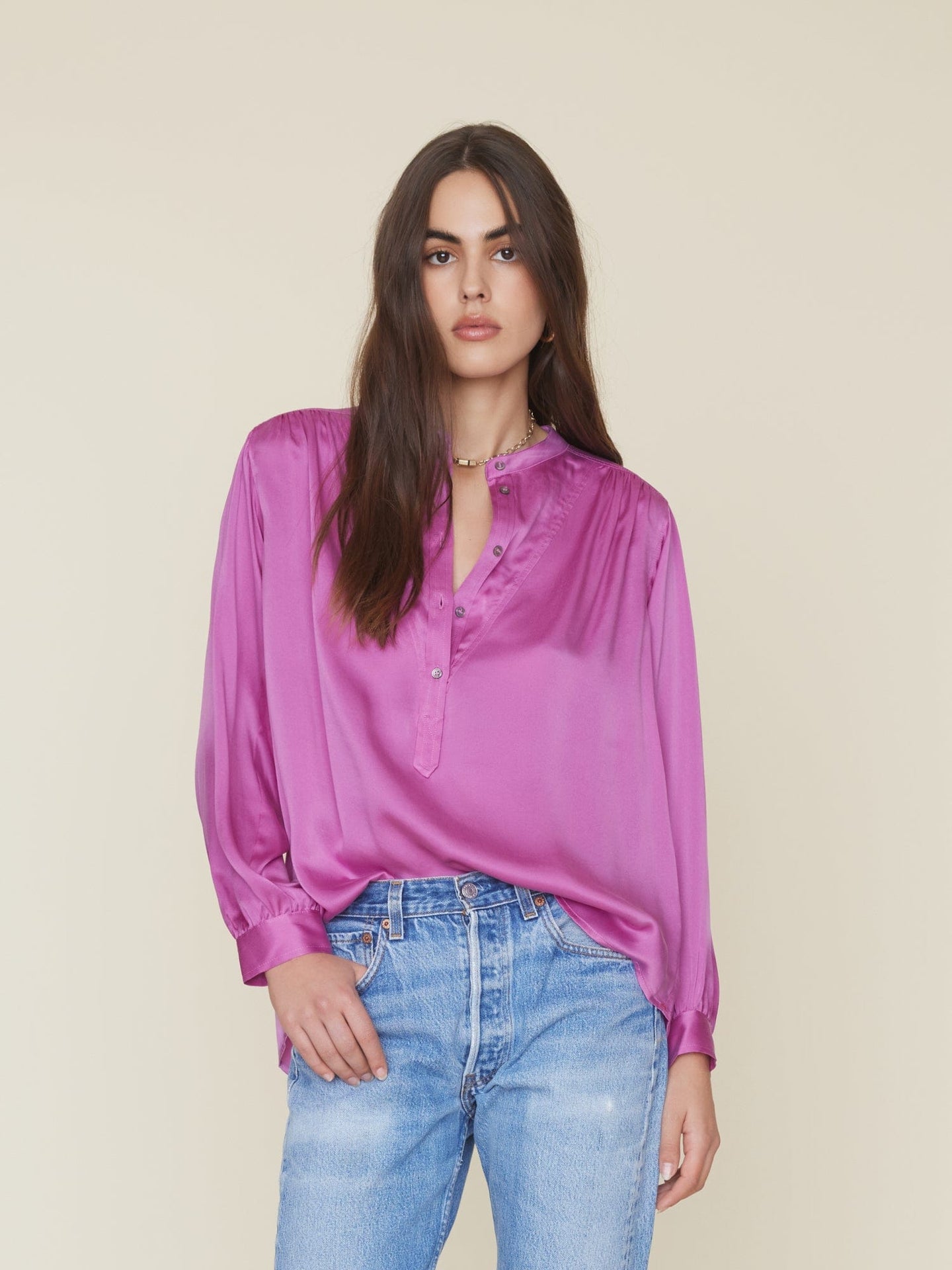 Xirena Top Orchid Gem Greer Top